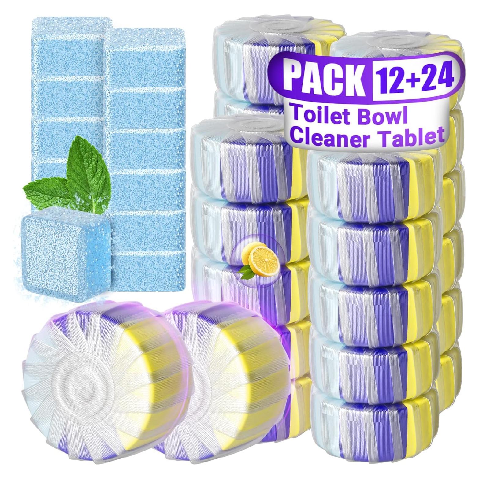 Limpiadores de Inodoro Nunemosk - Paquete de 36 Tabletas