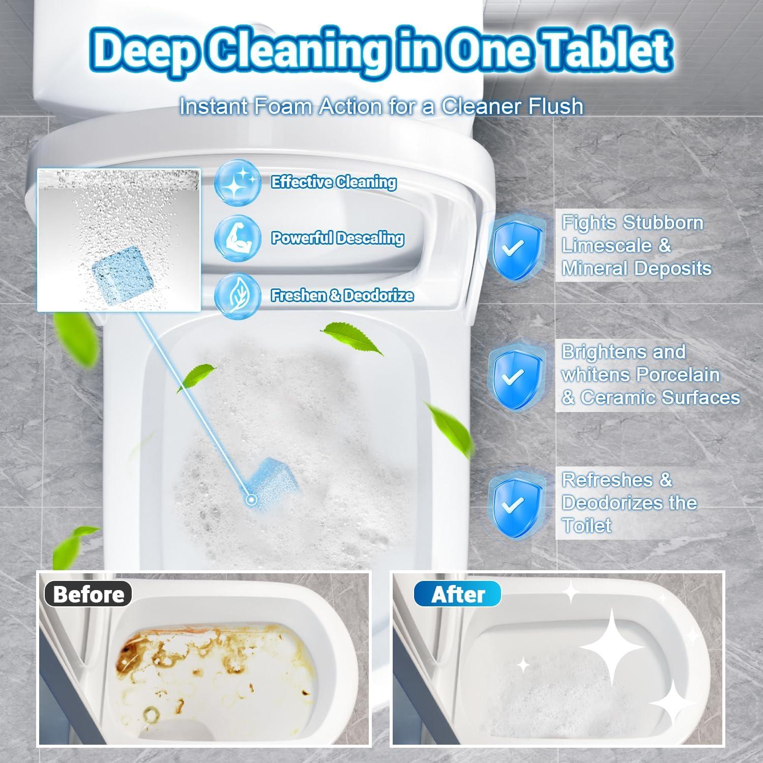 Limpiadores de Inodoro Nunemosk - Paquete de 36 Tabletas