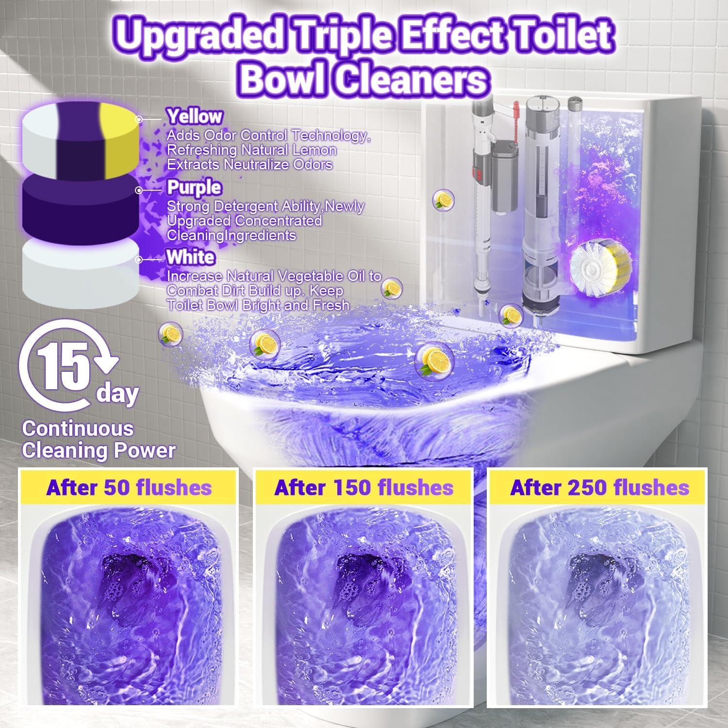 Limpiadores de Inodoro Nunemosk - Paquete de 36 Tabletas