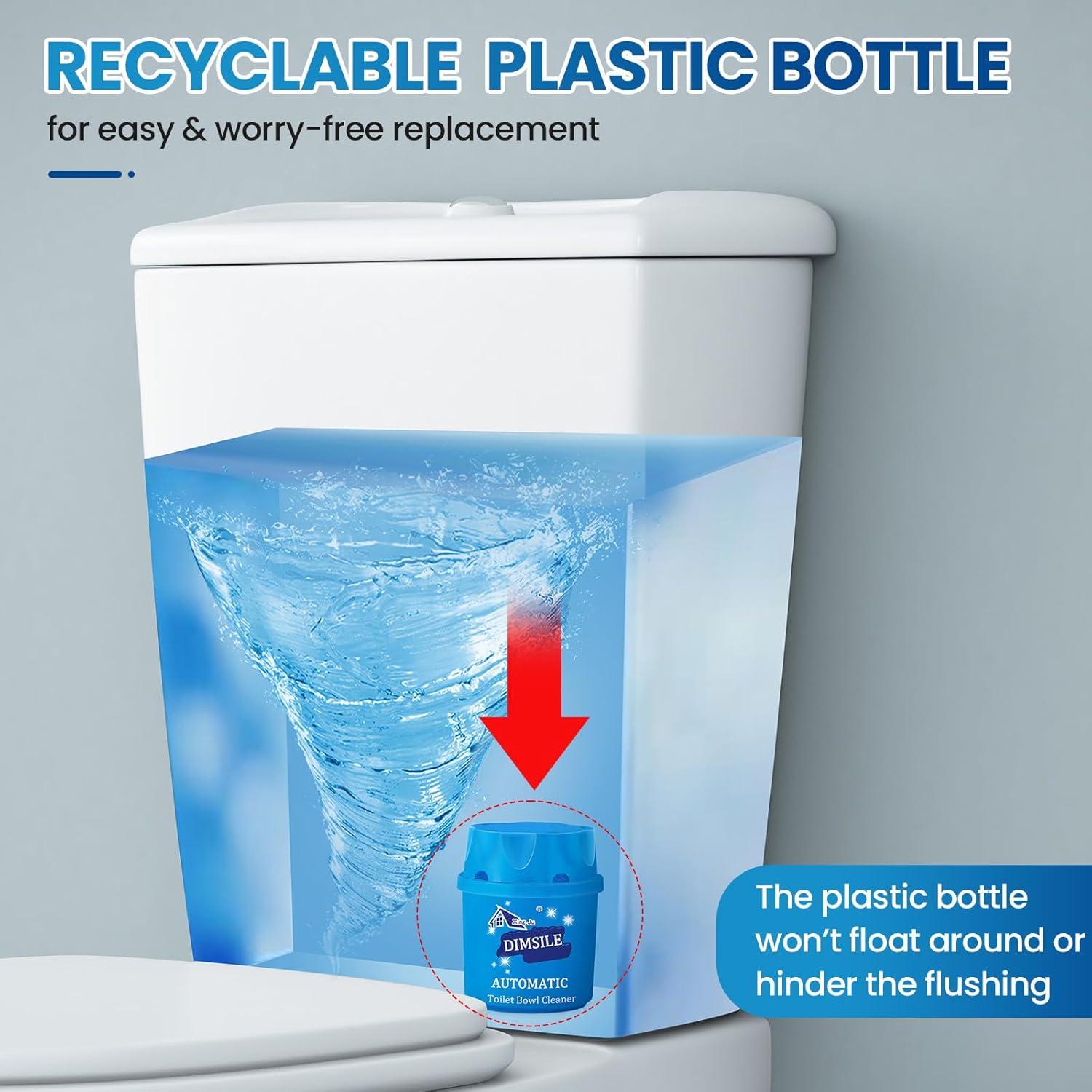 Paquete de 12 tabletas limpiadoras de inodoro Dimsile 200g