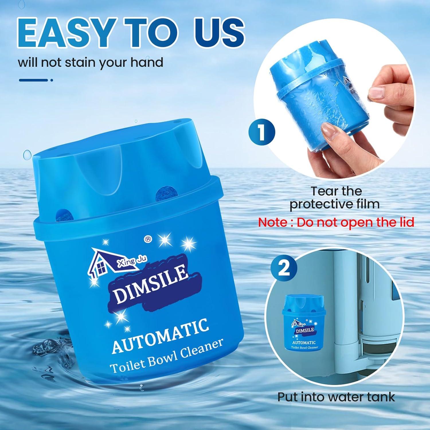 Paquete de 12 tabletas limpiadoras de inodoro Dimsile 200g