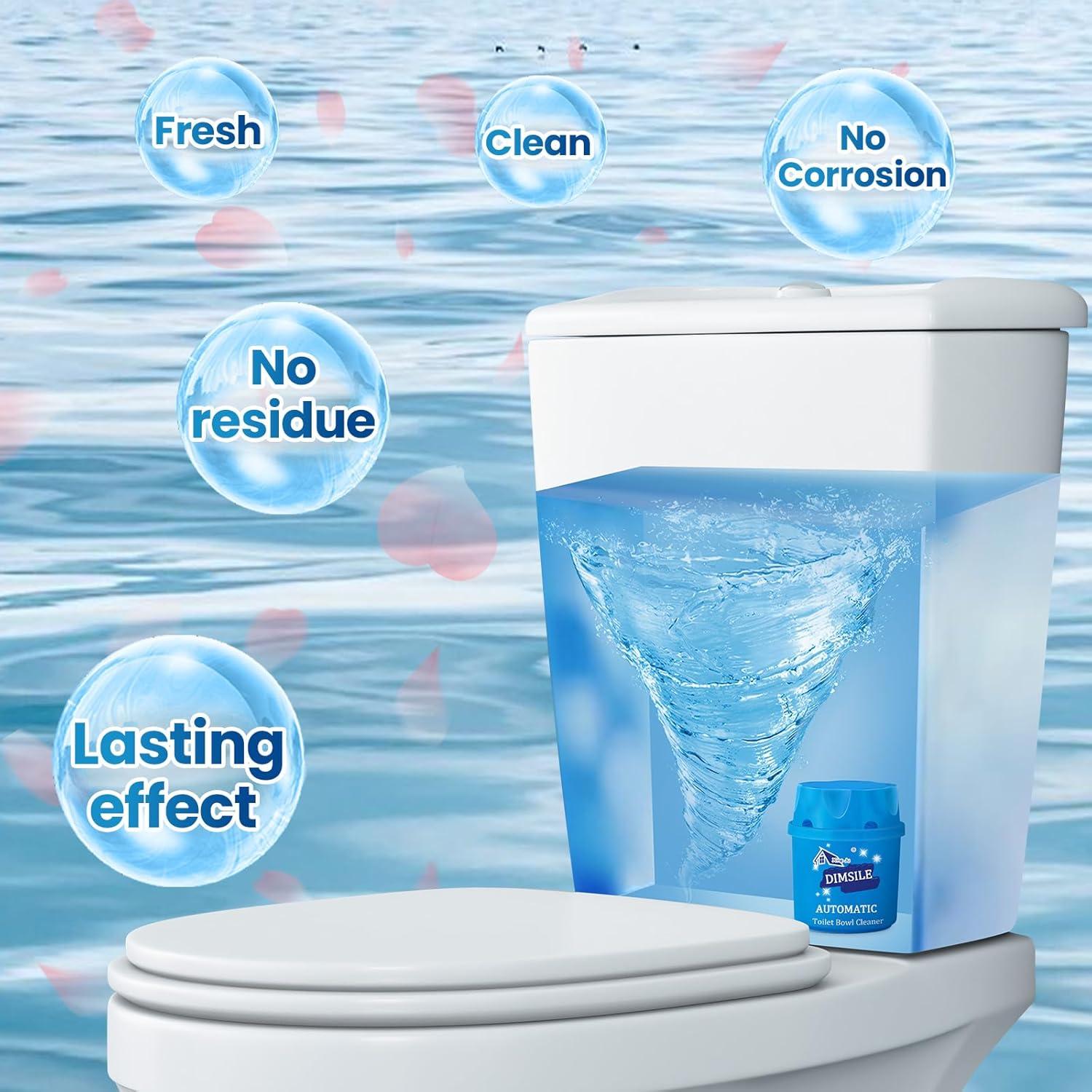 Paquete de 12 tabletas limpiadoras de inodoro Dimsile 200g