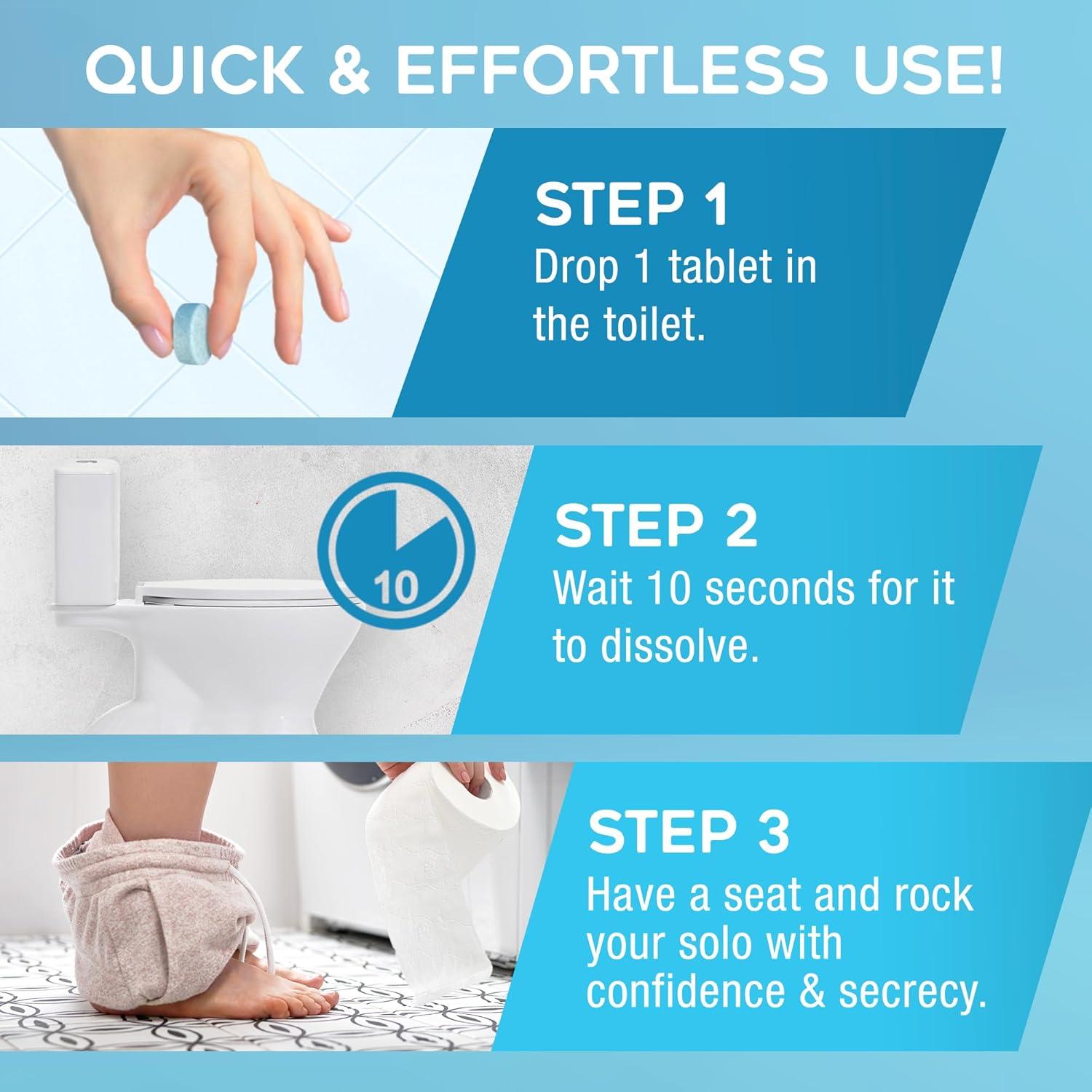 Tabletas Eliminadoras de Olores Plop Star - 30 Unidades