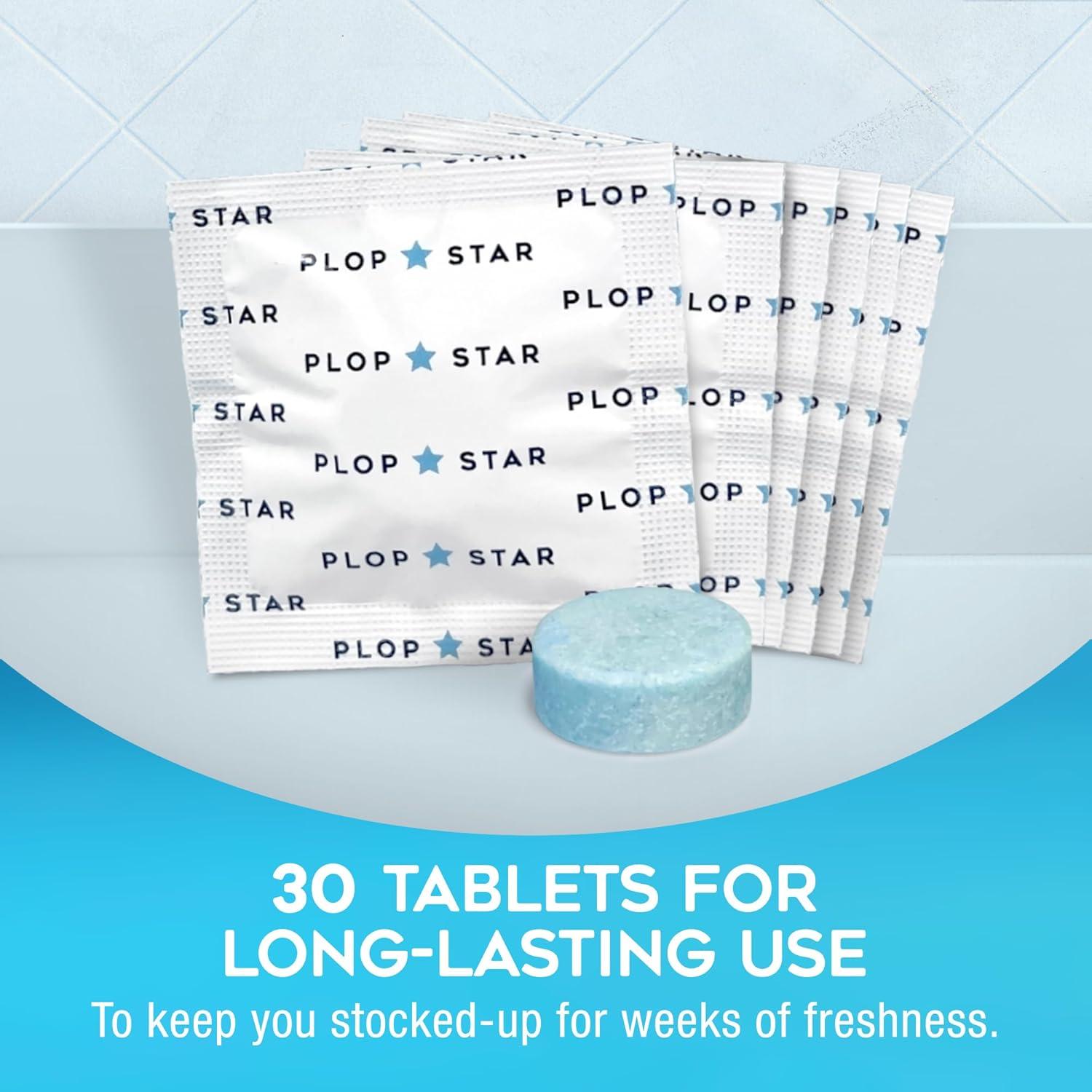 Tabletas Eliminadoras de Olores Plop Star - 30 Unidades