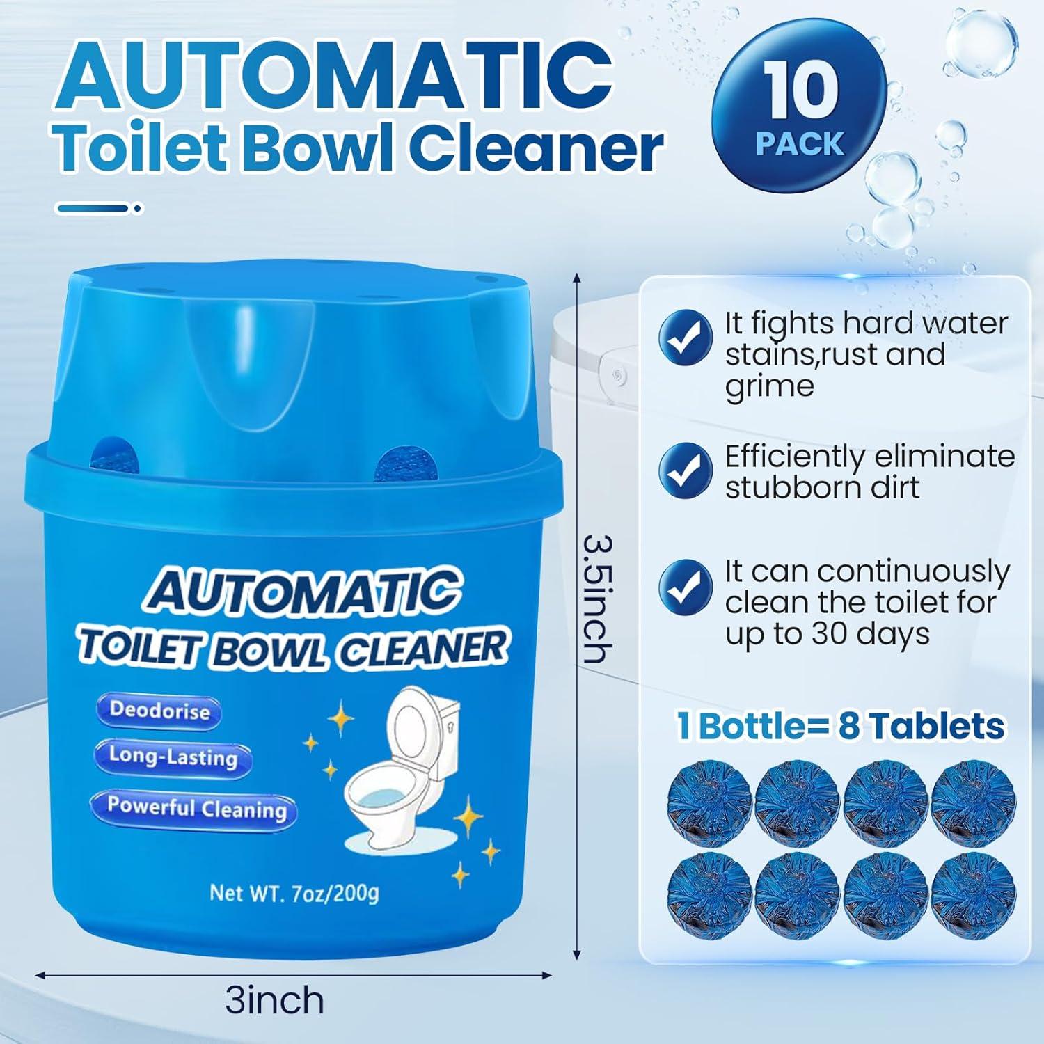 10 Limpiadores Automáticos de Inodoro Heigble 200g Larga Duración