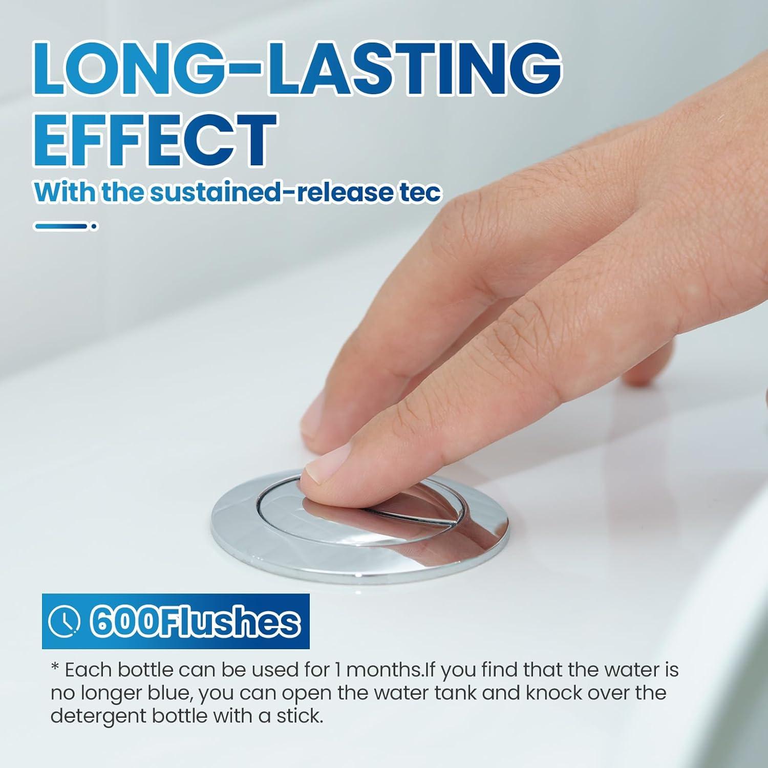 10 Limpiadores Automáticos de Inodoro Heigble 200g Larga Duración