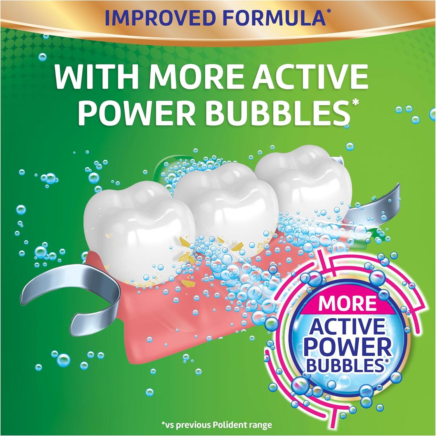 Polident Limpiador Antibacteriano para Aparatos Dentales 90 Tabletas