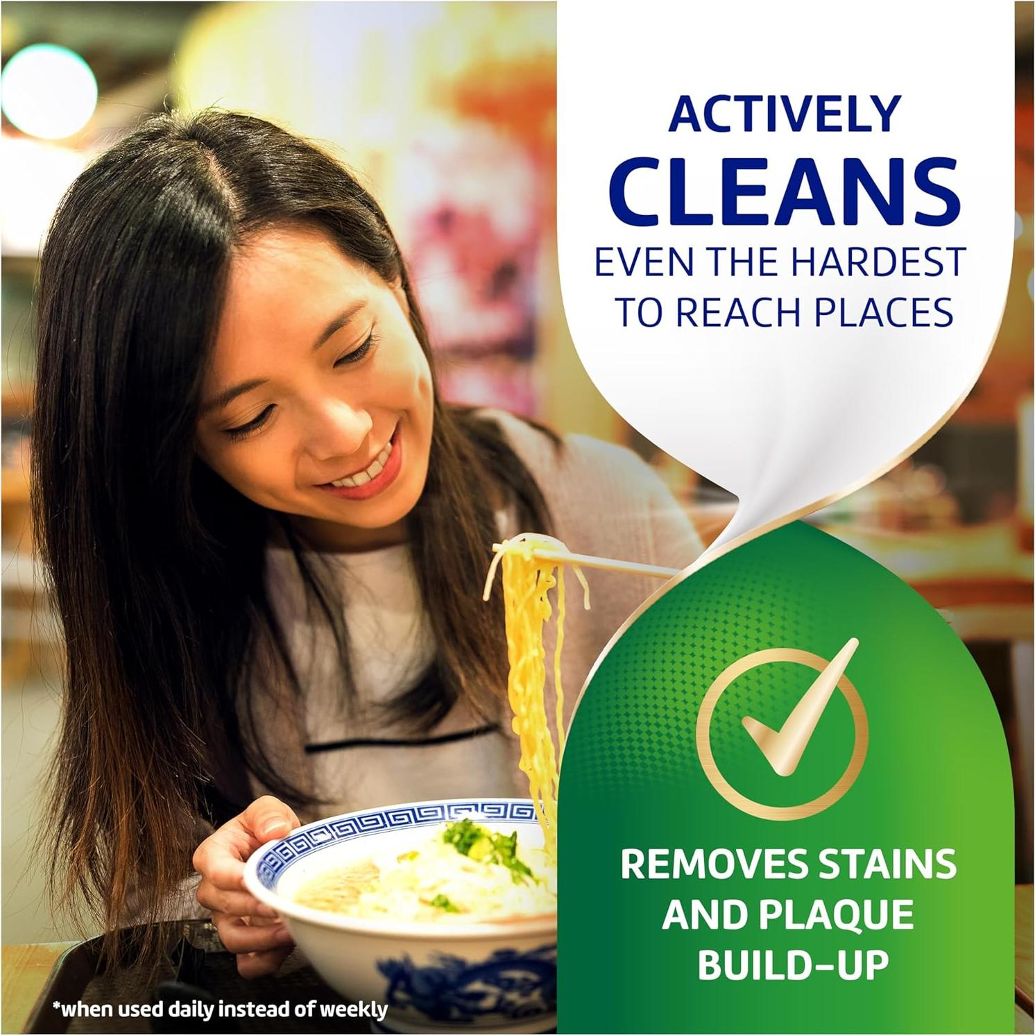 Polident Limpiador Antibacteriano para Aparatos Dentales 90 Tabletas