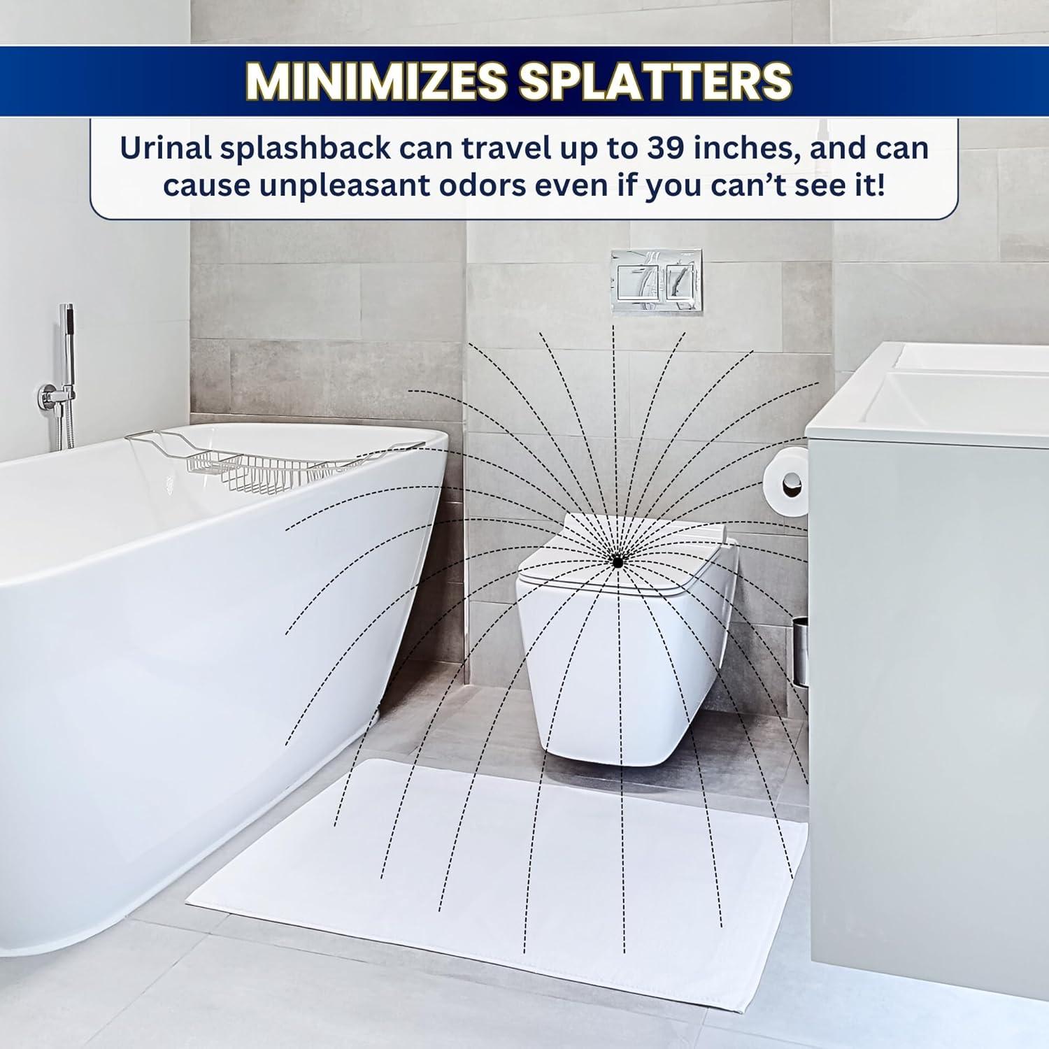 Protector de Salpicaduras de Orina PeeOnMe - Aroma Lavanda - Paquete de 4