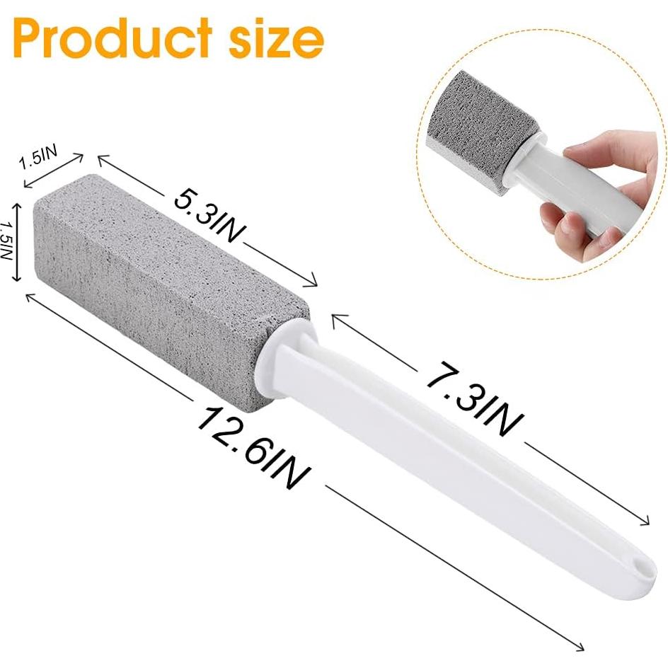 Paquete de 2 Limpiadores de Inodoro Kadden con Mango Ergonómico