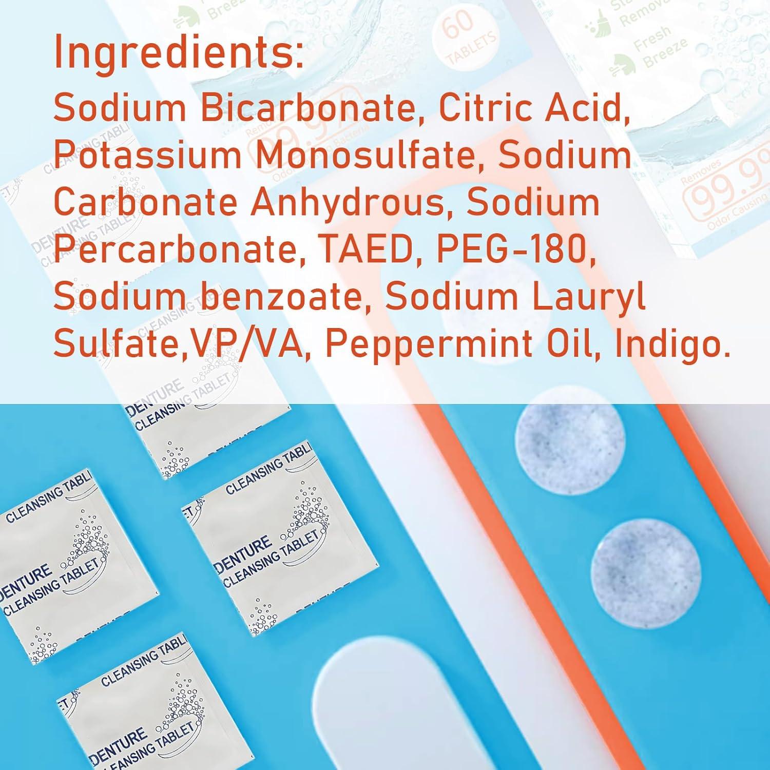 Limpiador de Retenedores YYING 60 Tabletas Menta 2 Meses