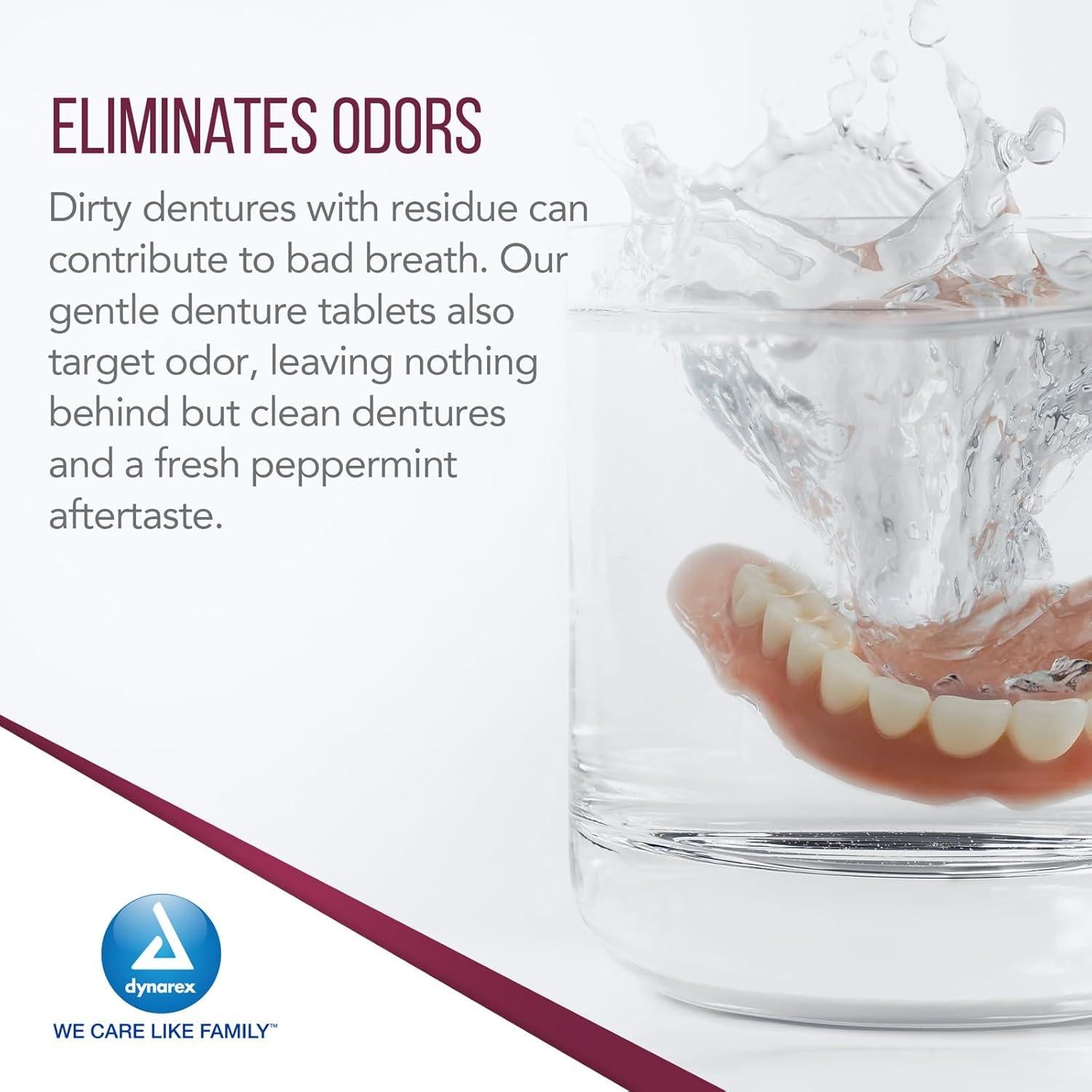 Tabletas Limpiadoras de Dentaduras Dynarex - 40 Unidades