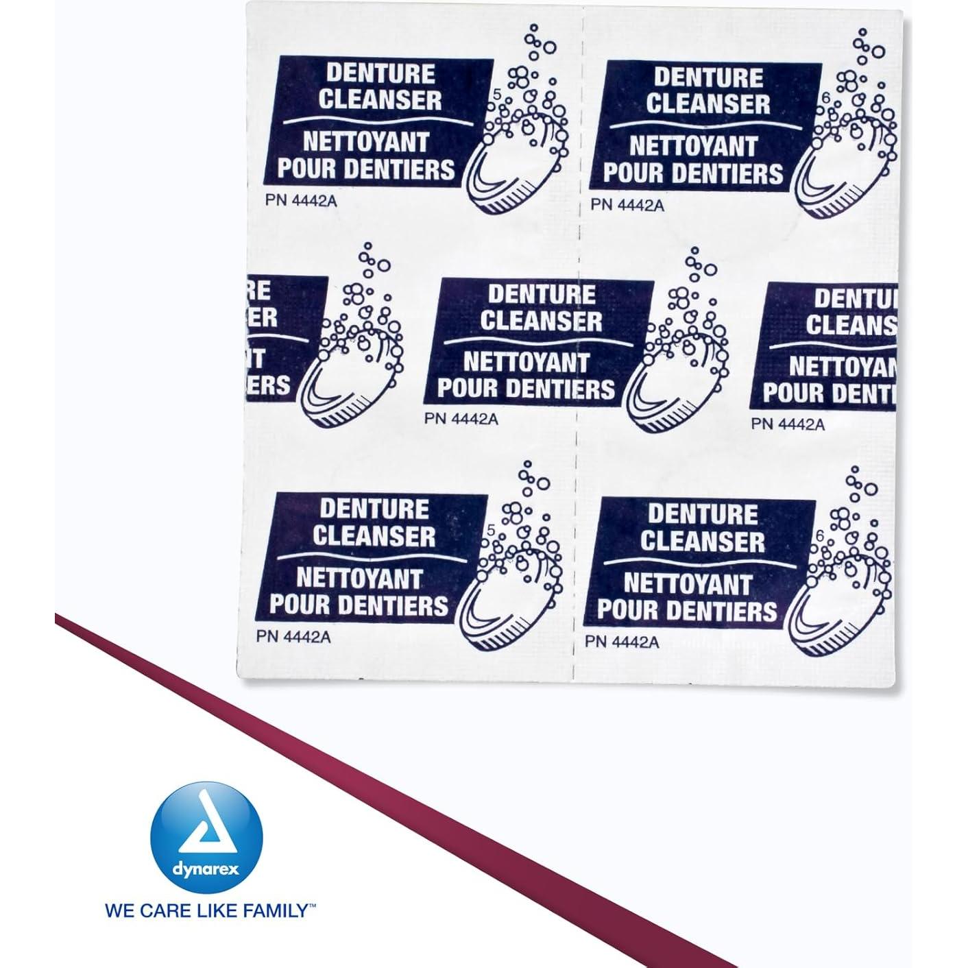 Tabletas Limpiadoras de Dentaduras Dynarex - 40 Unidades