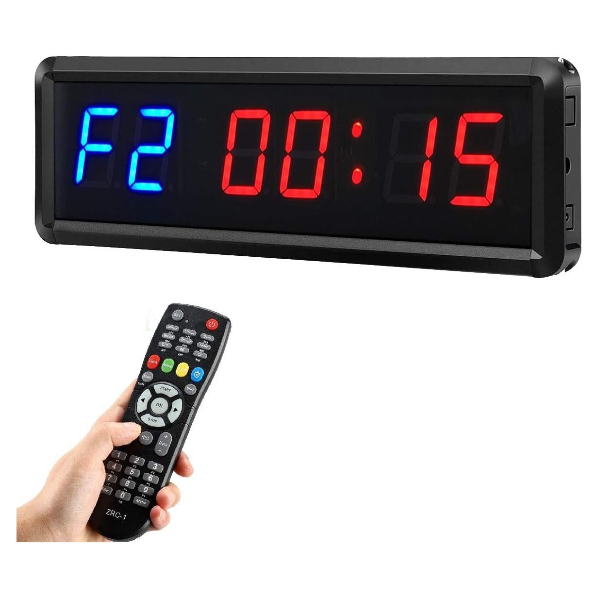 Temporizador Digital de Gimnasio Ledbrigym 3.81 cm Control Remoto