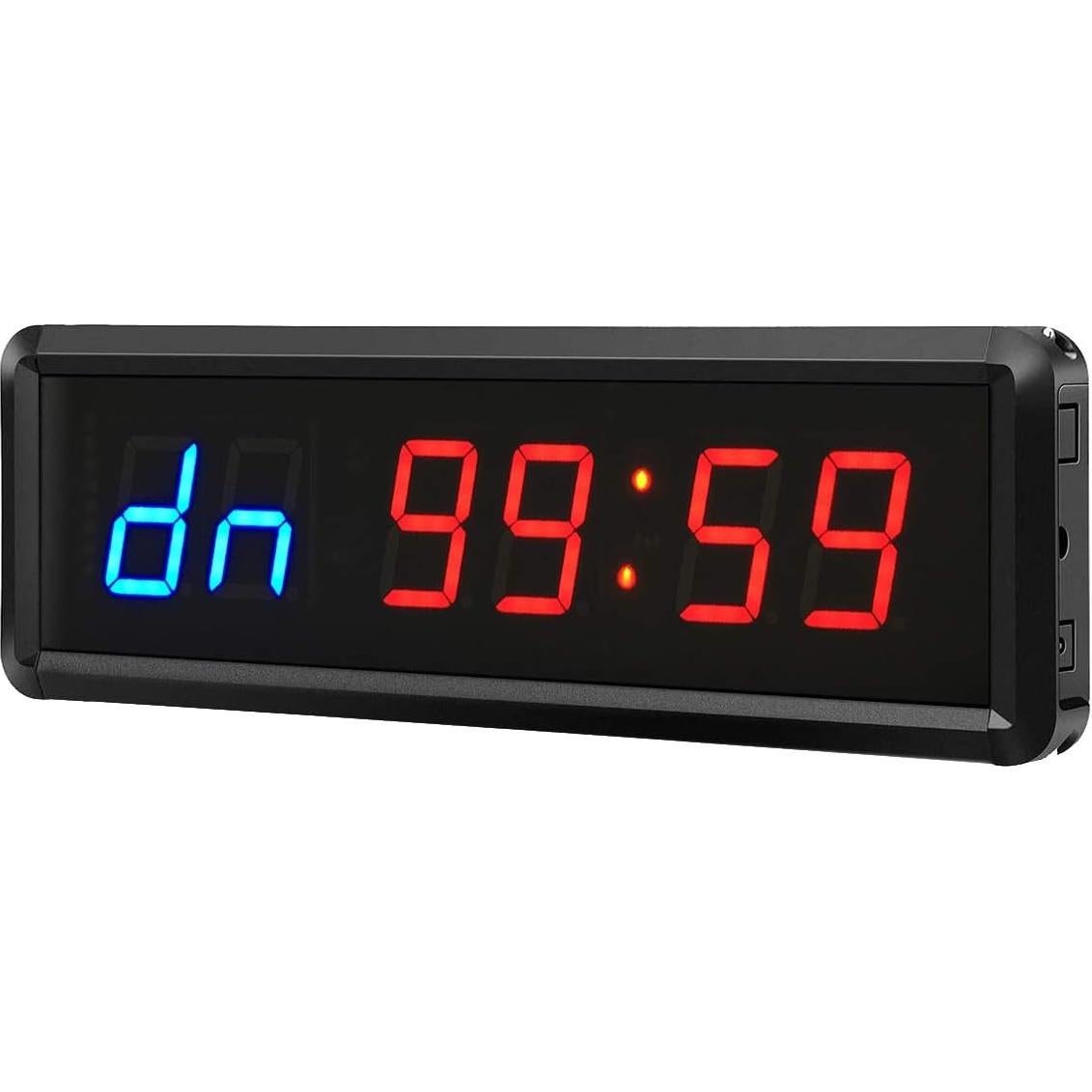 Temporizador Digital de Gimnasio Ledbrigym 3.81 cm Control Remoto