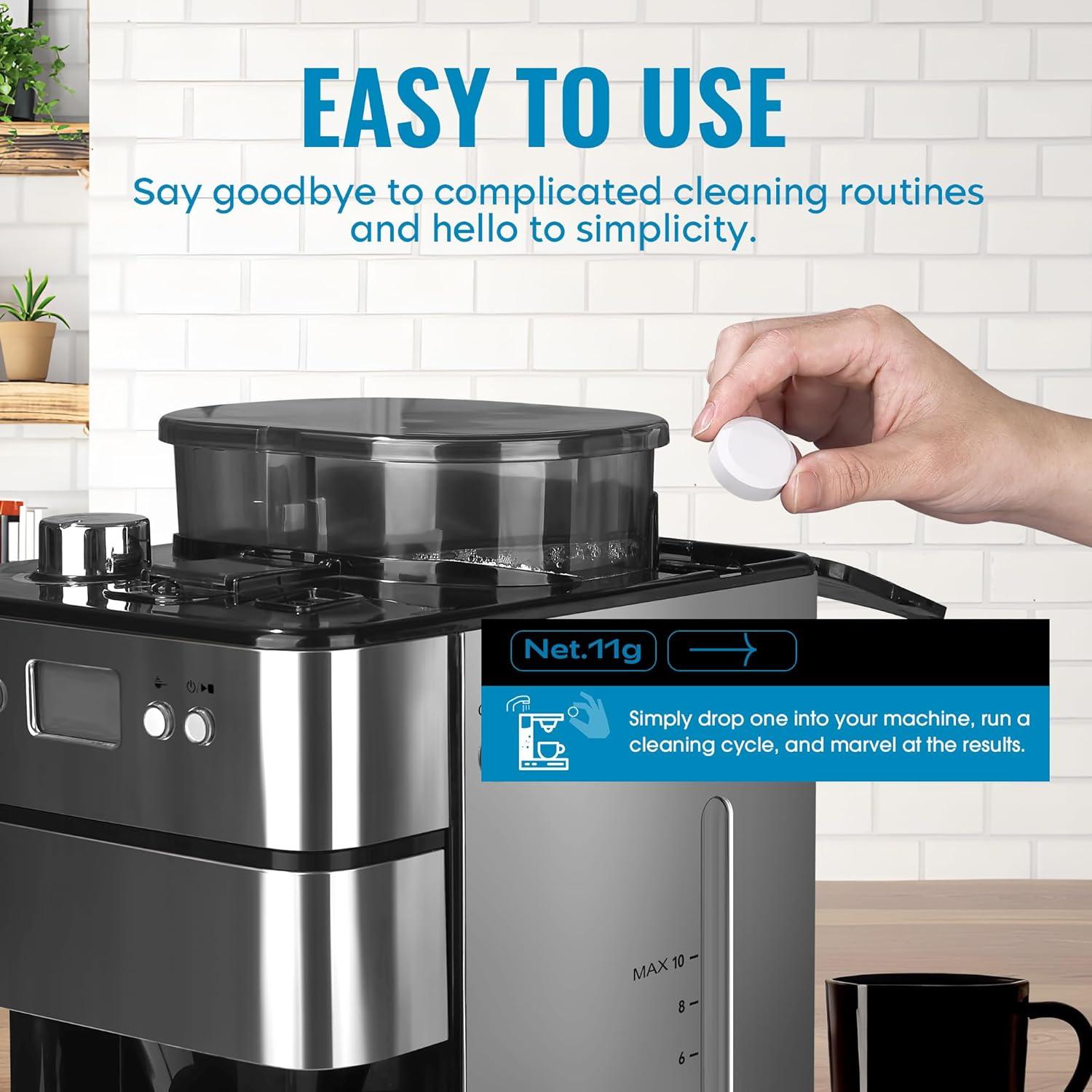 Tabletas de Limpieza para Cafeteras Poesie - 30 Unidades