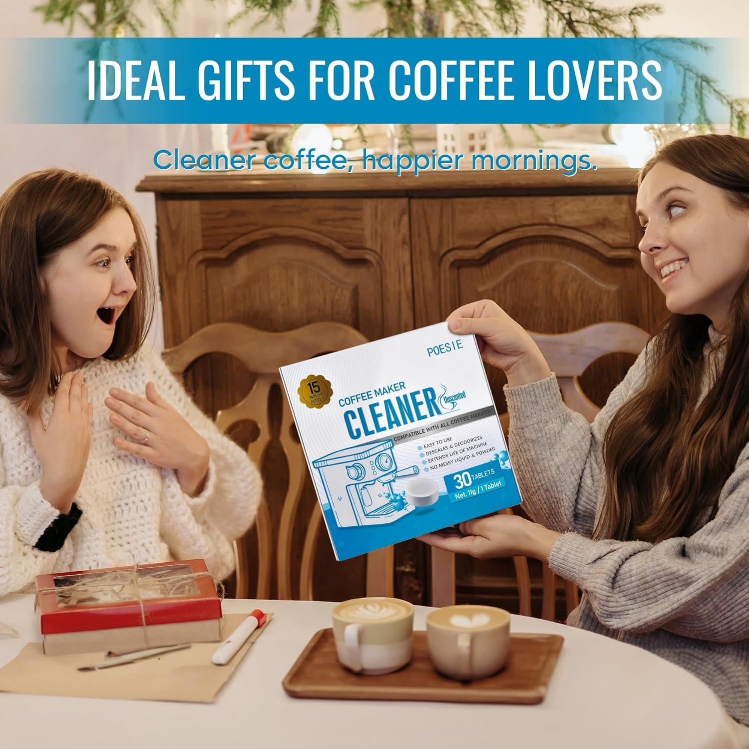 Tabletas de Limpieza para Cafeteras Poesie - 30 Unidades