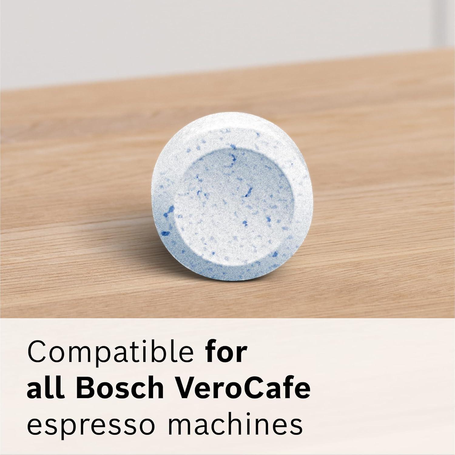 Tabletas de limpieza Bosch TCZ8001, 10 unidades para espresso