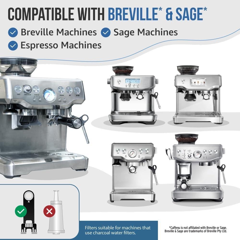 Kit de Limpieza Breville Caffenu - 52 Tabletas + 6 Filtros