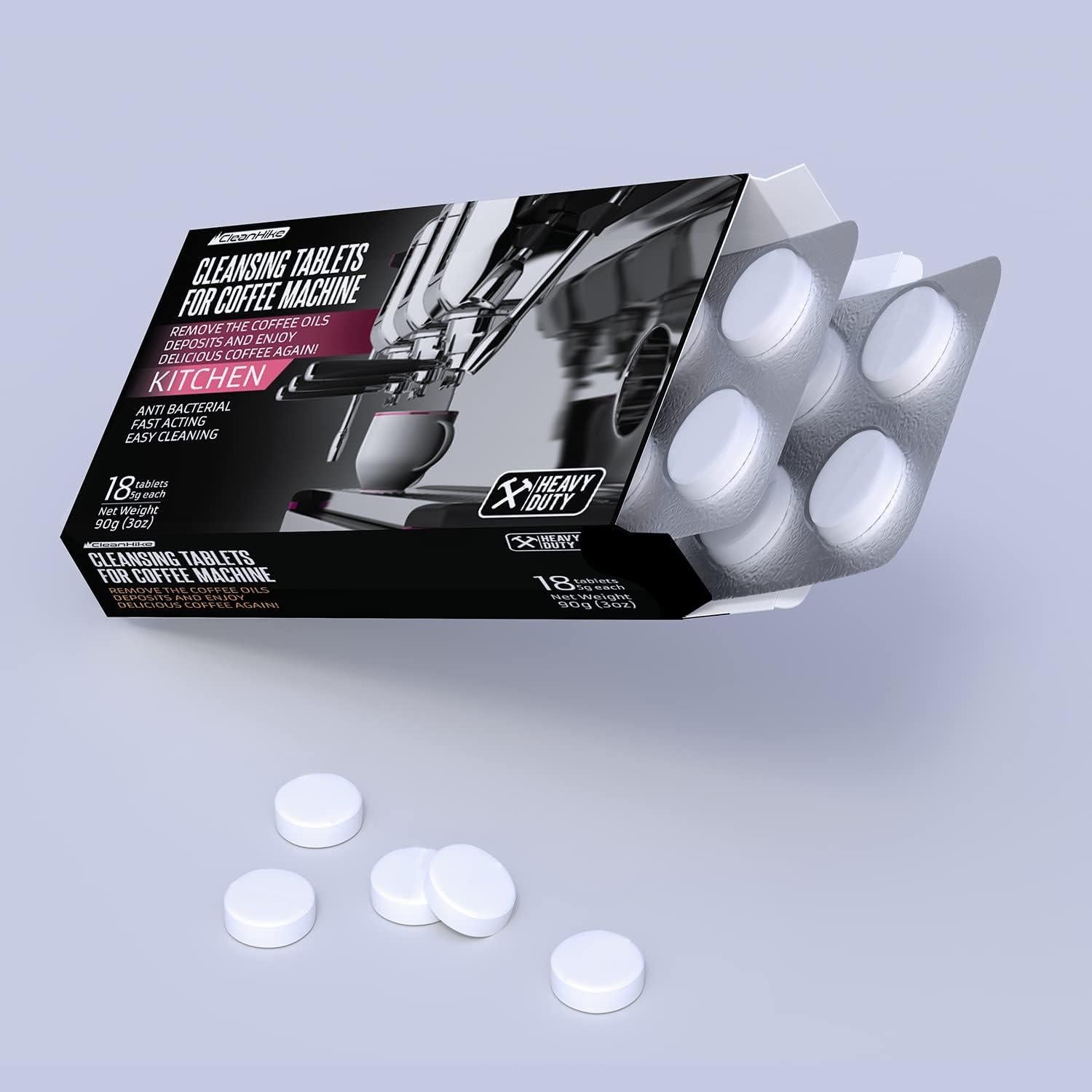 Tabletas de Limpieza para Máquinas de Espresso CleanHike - 54 Unidades