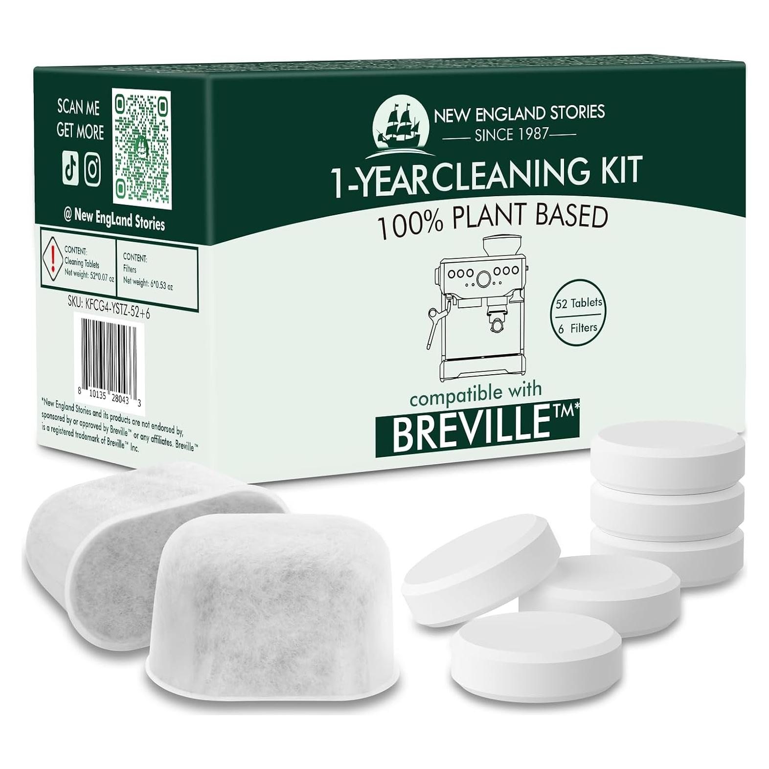 Kit de Mantenimiento Breville - 6 Filtros + 52 Tabletas de Limpieza