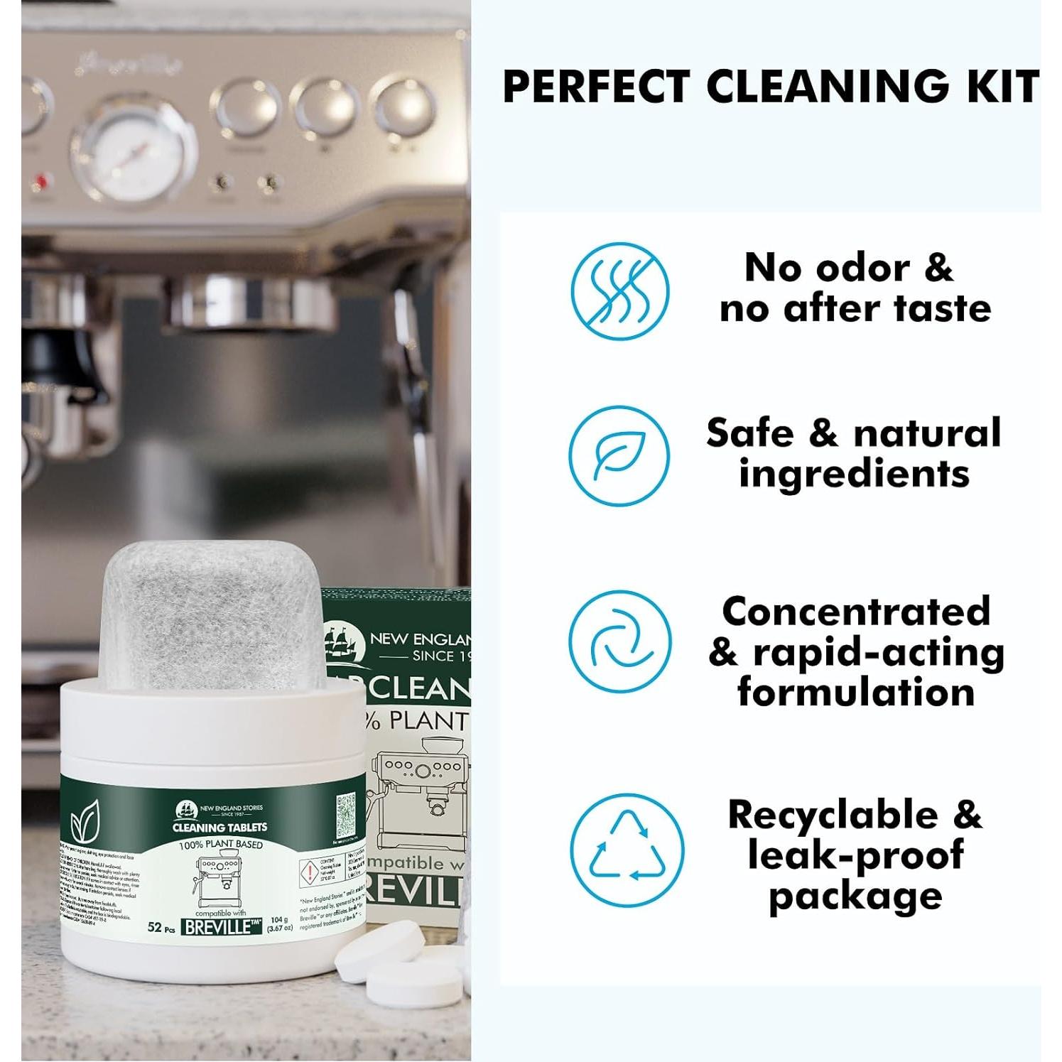 Kit de Mantenimiento Breville - 6 Filtros + 52 Tabletas de Limpieza