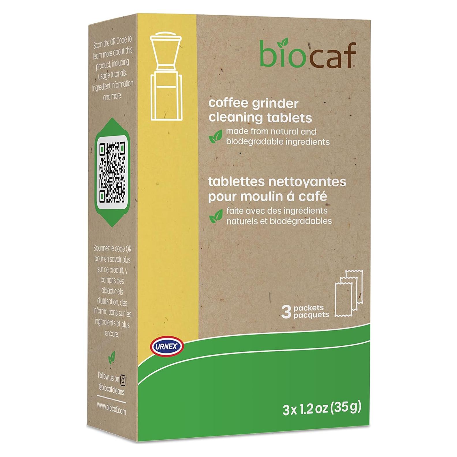 Tabletas de limpieza Urnex Full Circle para molinillos de café - 3 paquetes