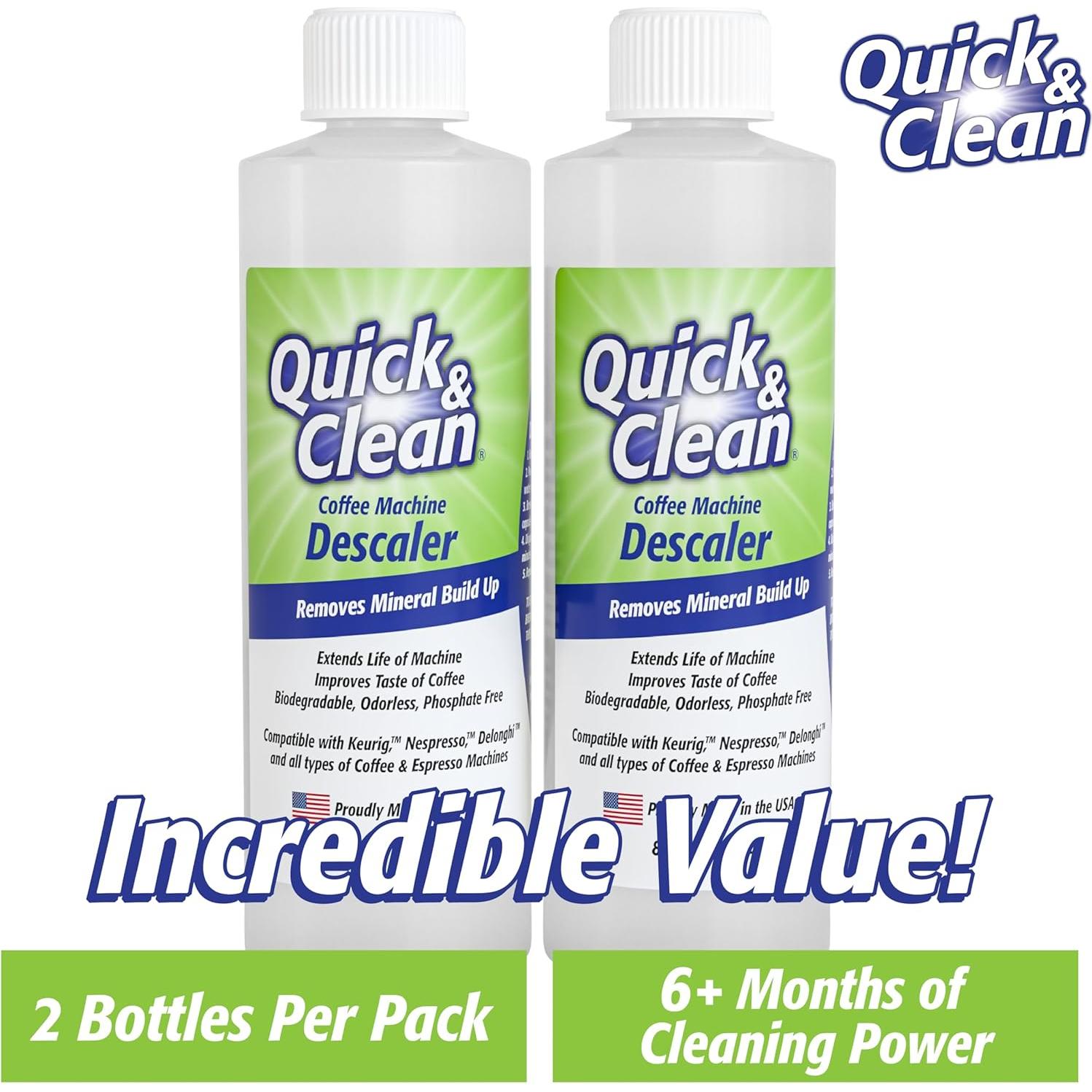 Desincrustante Rápido Quick & Clean 2-Pack 236.6 ml para Cafeteras