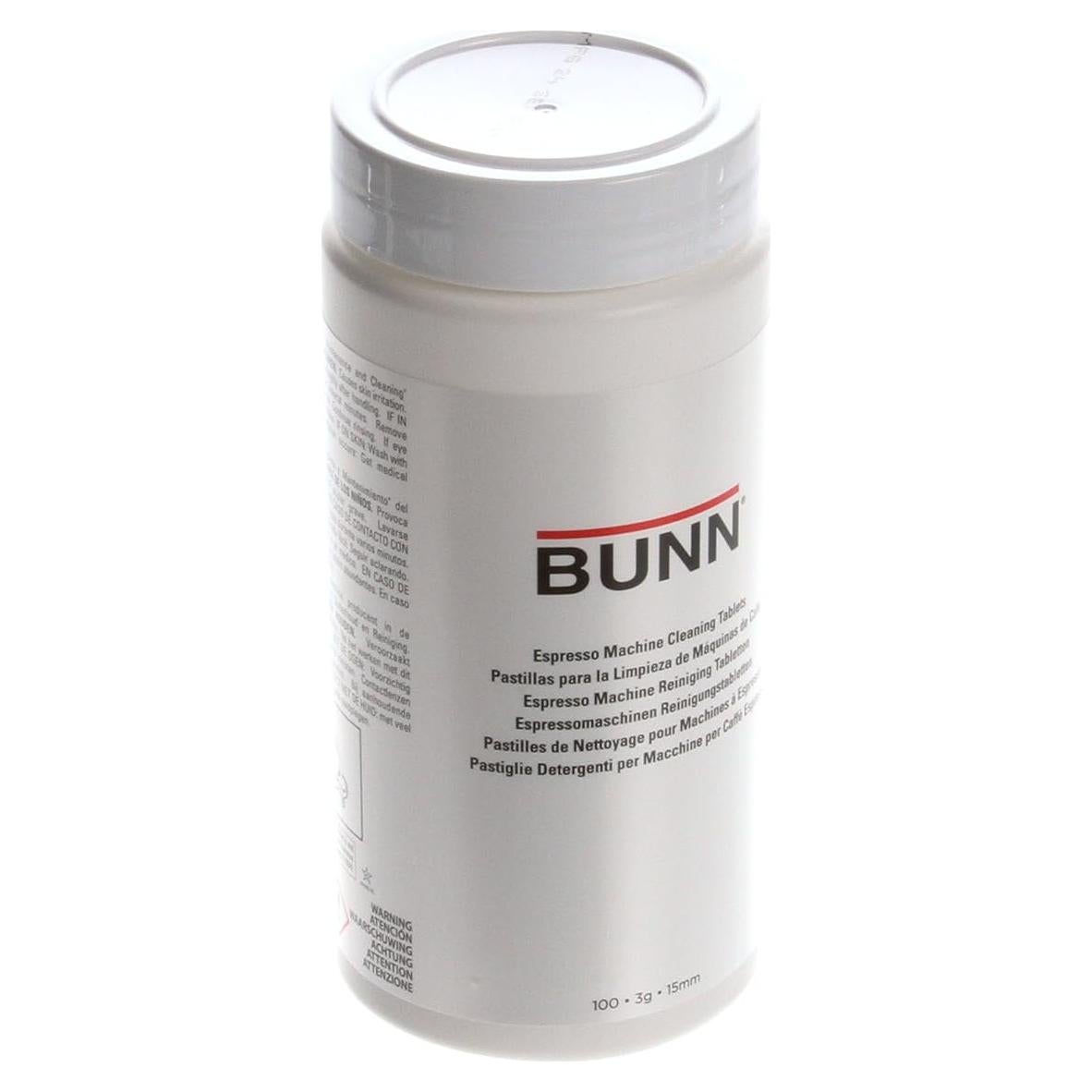 Tabletas de Limpieza Cafiza 100T Bunn 36000.1189