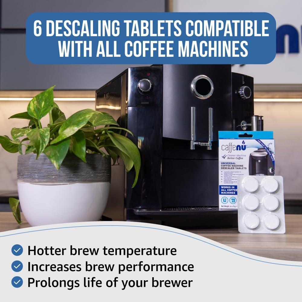Tabletas Desincrustantes Caffenu 6 Unidades para Cafeteras