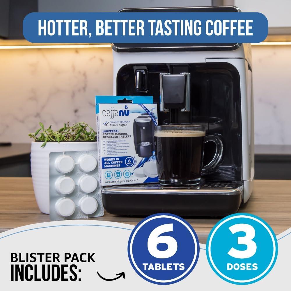 Tabletas Desincrustantes Caffenu 6 Unidades para Cafeteras