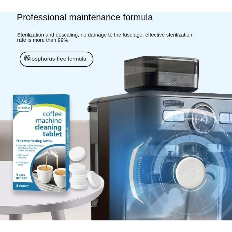 Tabletas de limpieza DORTHEA para máquinas de café, 15 unidades