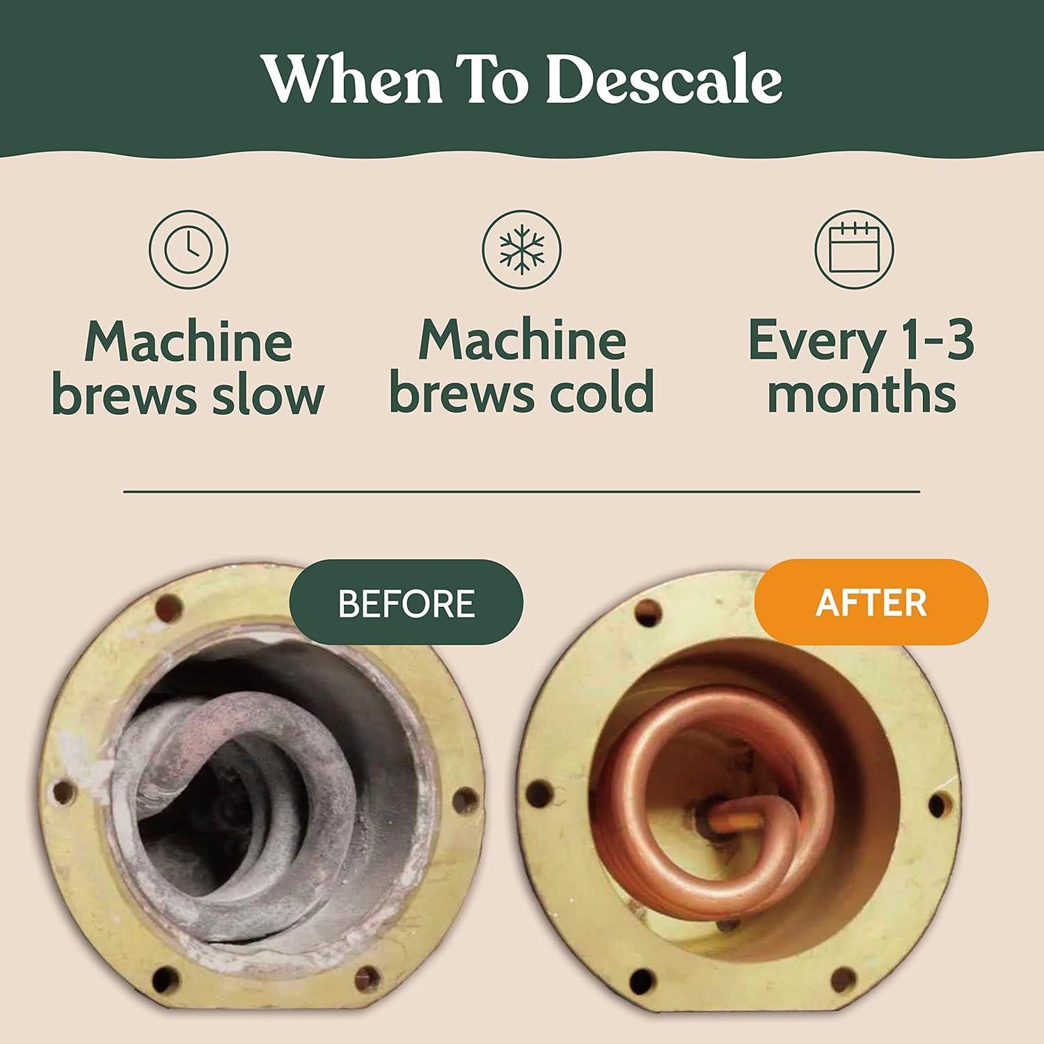 Kit de Descalcificación y Limpieza Roobi para Keurig - 1 Año