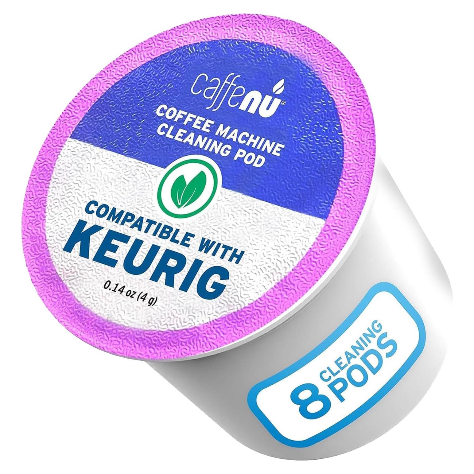 Pods de limpieza Caffenu para cafeteras Keurig - Kit de 8