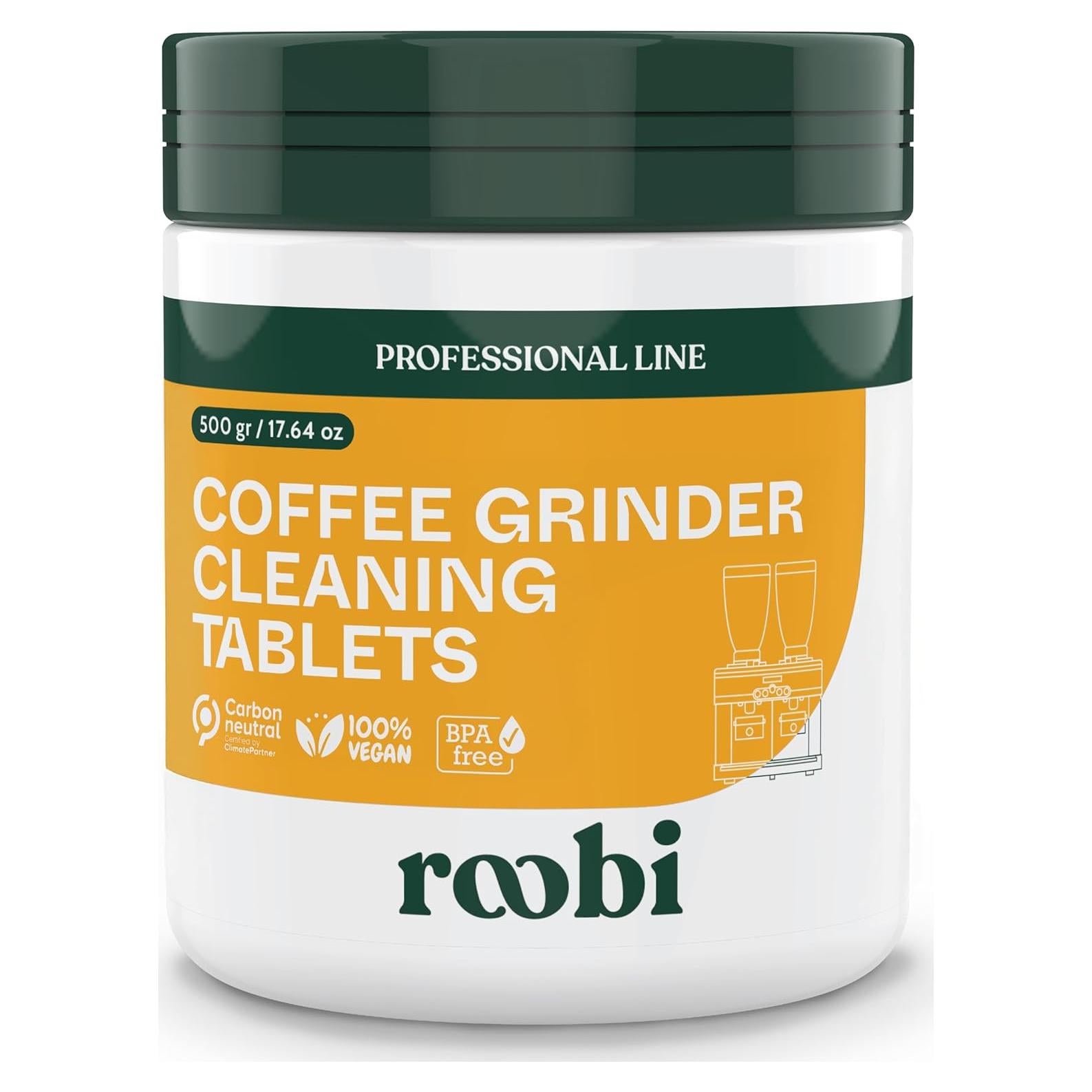 Tabletas de Limpieza para Molinillos de Café Roobi 500g