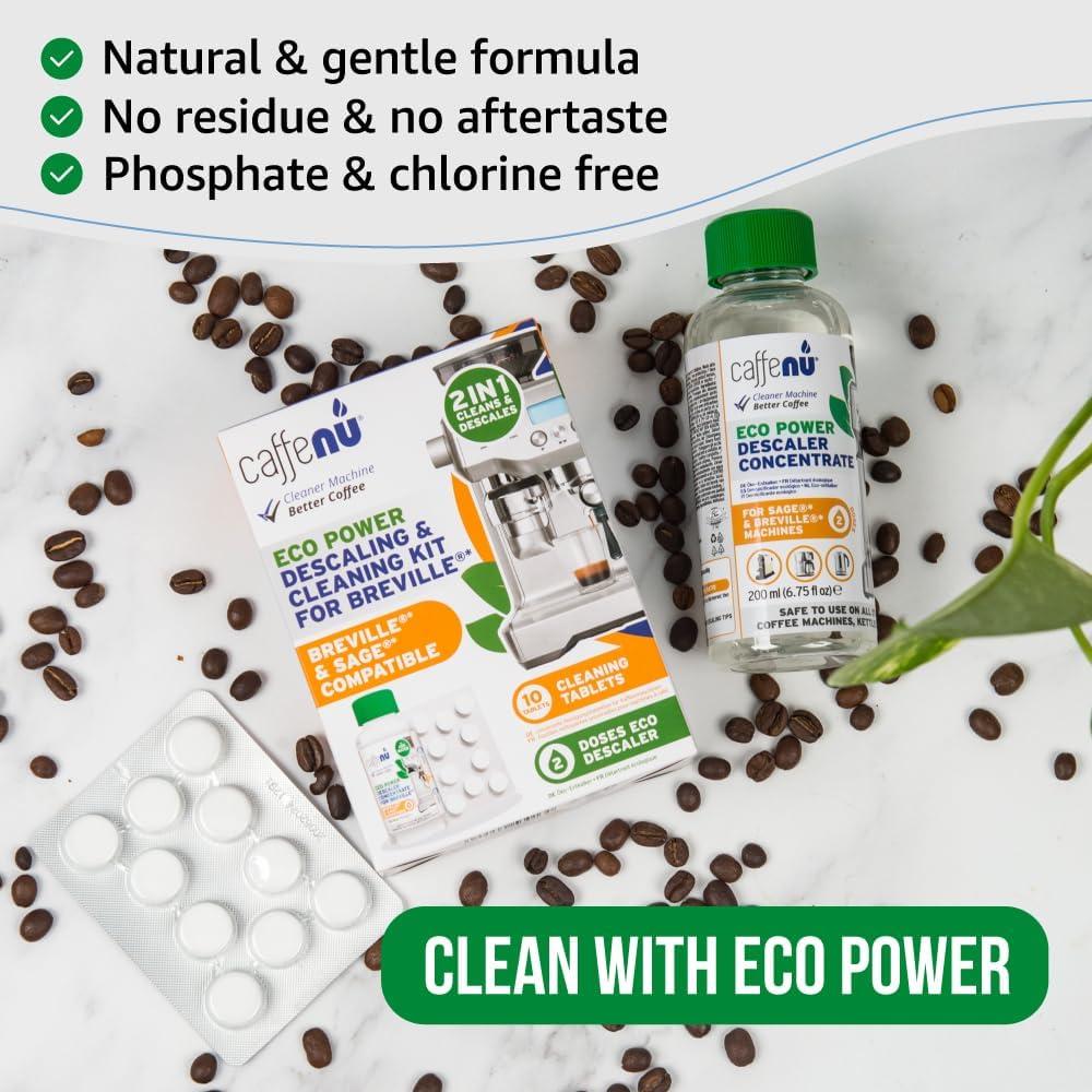 Kit de Limpieza y Descalcificación Caffenu para Espresso Breville