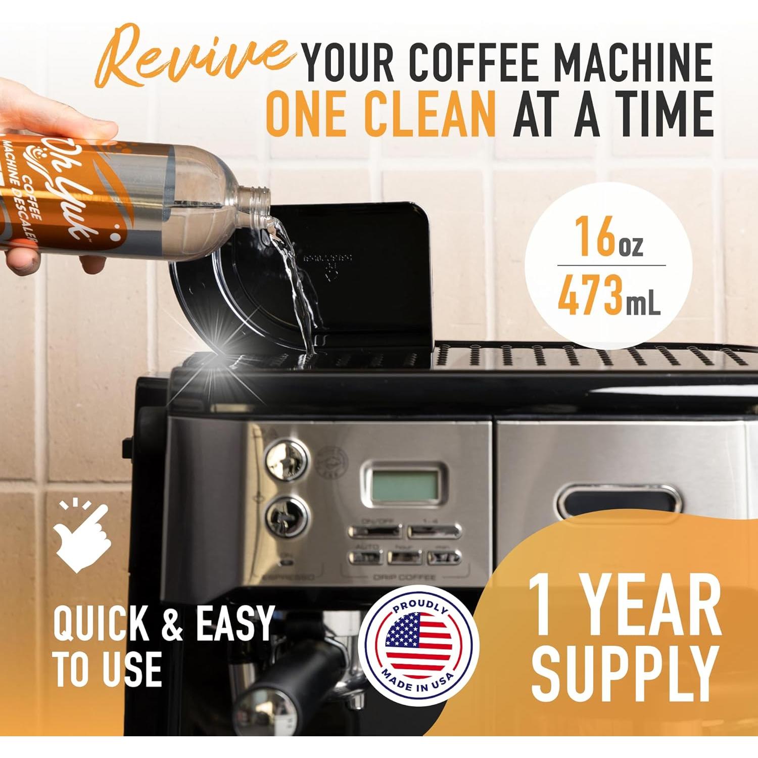 Desincrustante para Cafeteras Oh Yuk - 0.47 L Biodegradable