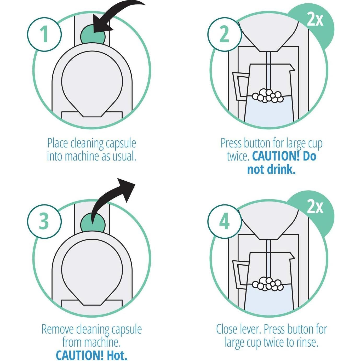 Cápsulas de Limpieza Gourmesso para Nespresso Original - 10 Unidades