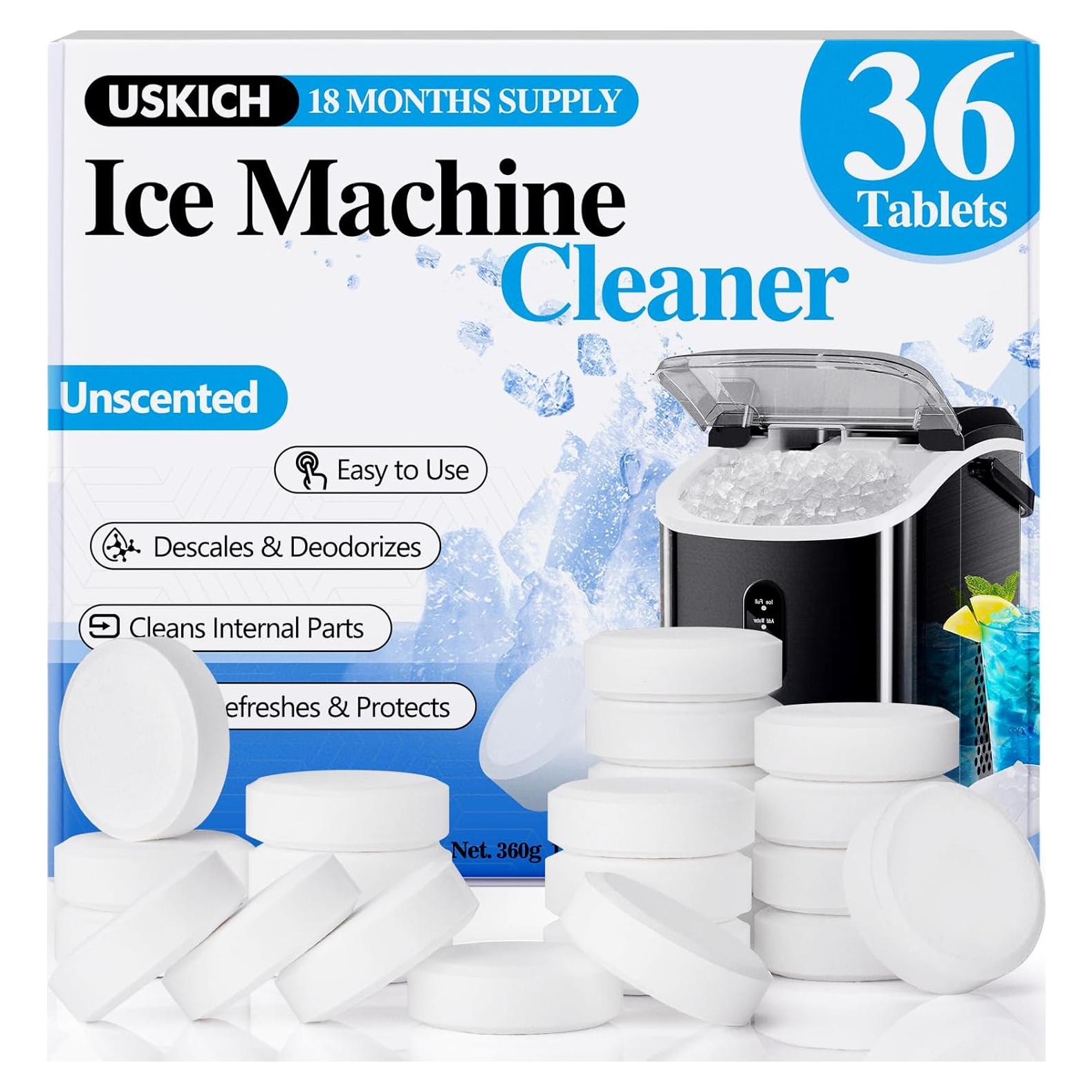 Tabletas Desincrustantes USKICH para Máquina de Hielo - 36 Unidades