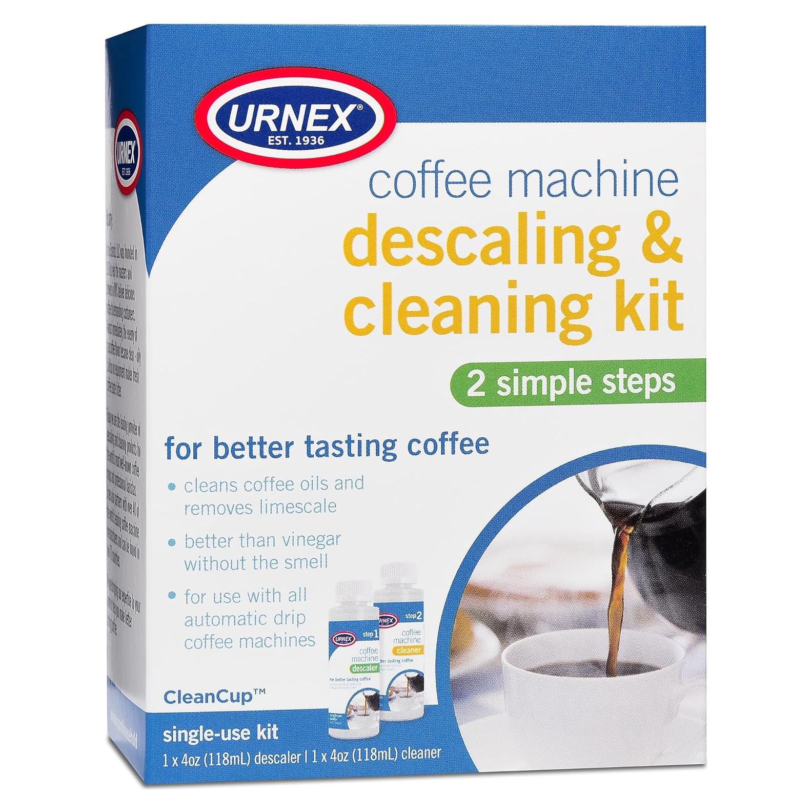 Kit de limpieza Urnex para cafeteras automáticas - 2 botellas