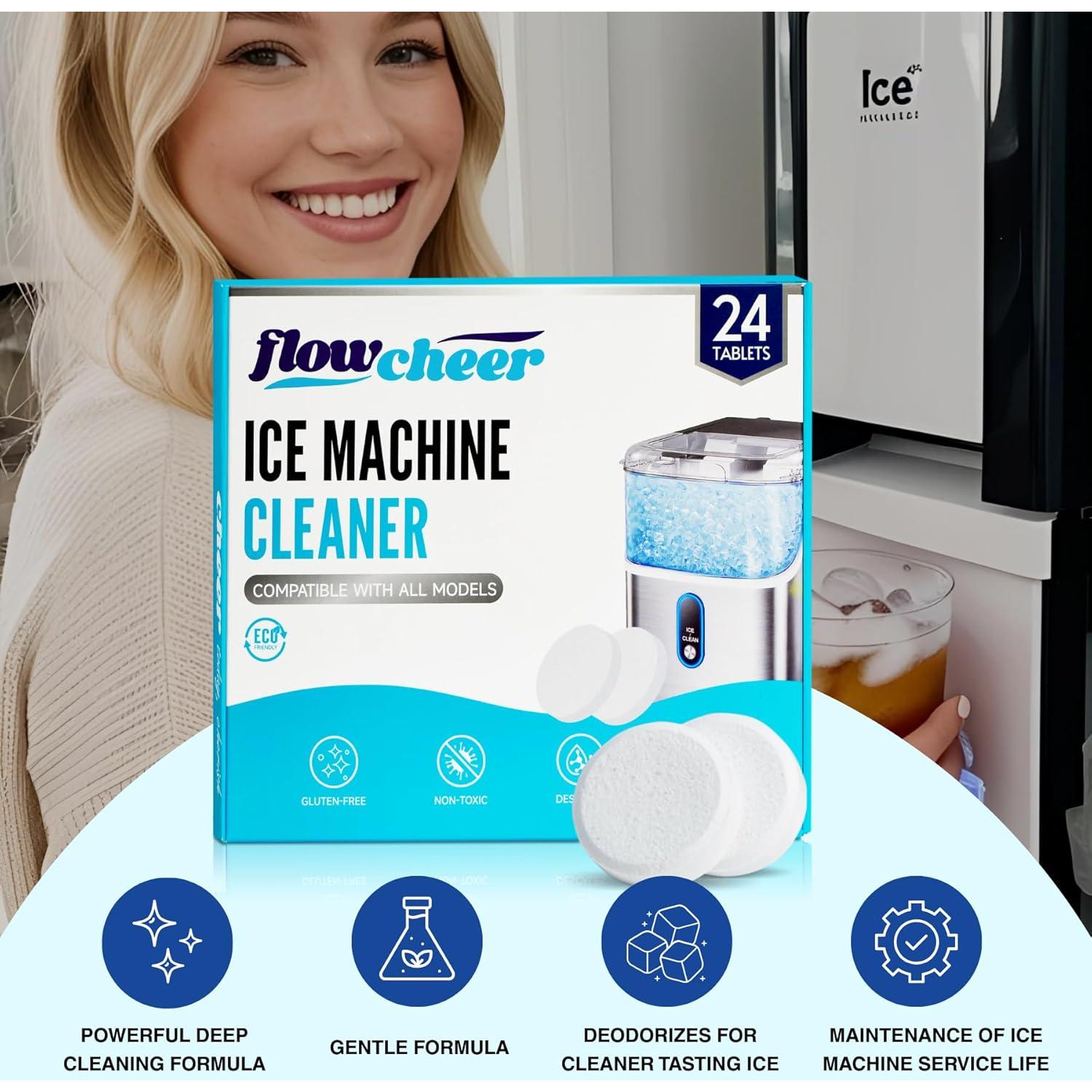 Tabletas Limpiadoras para Fabricadores de Hielo 24 Unidades