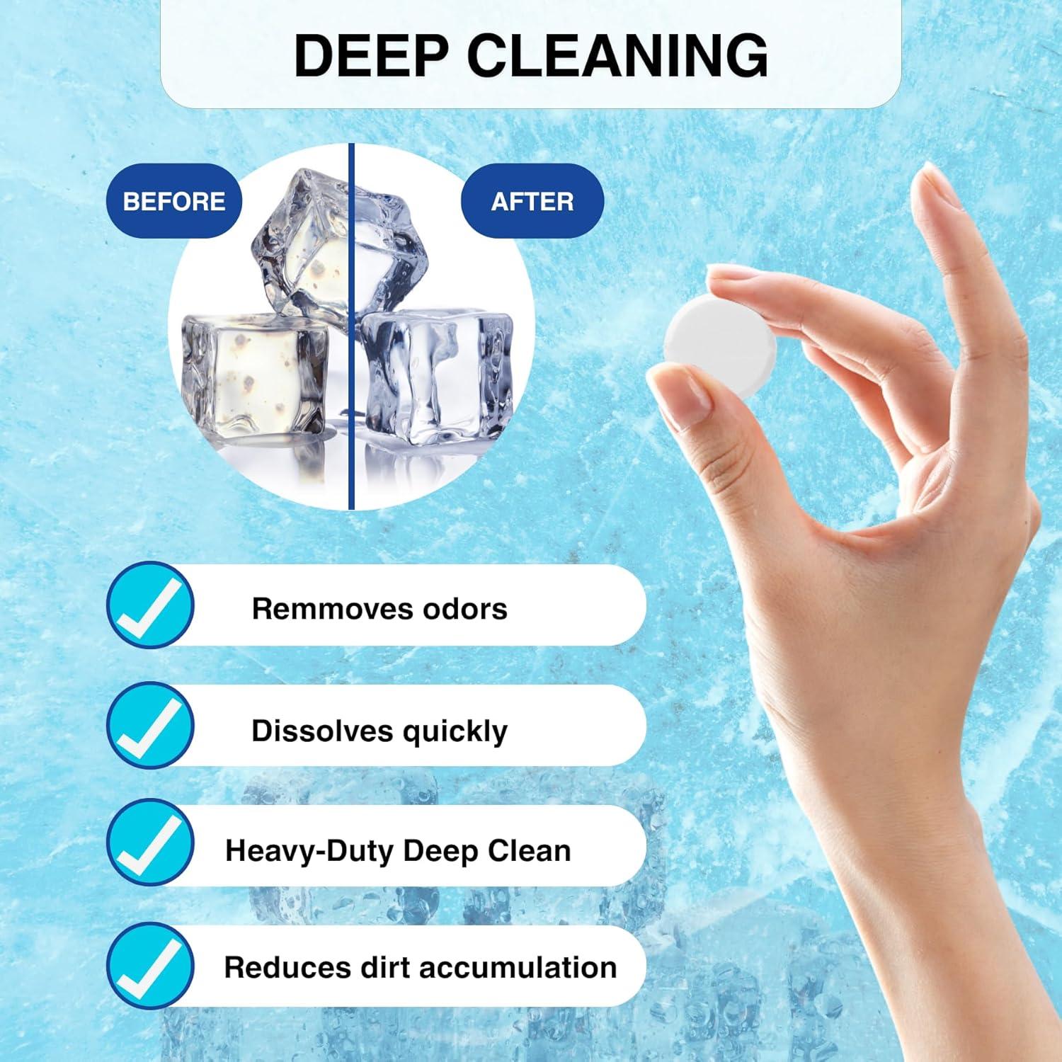 Tabletas Limpiadoras para Fabricadores de Hielo 24 Unidades