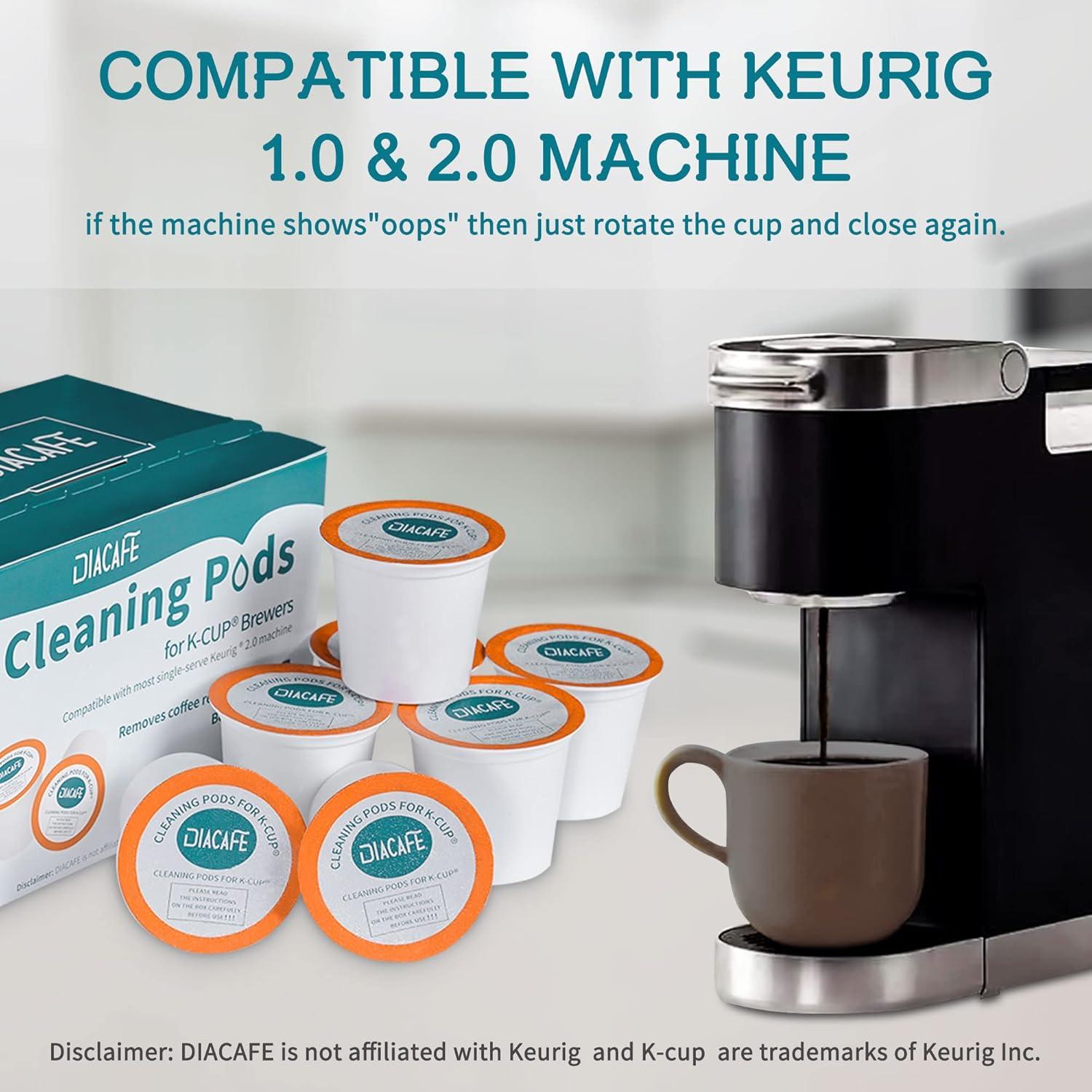 Cápsulas de Limpieza Keurig 10 Paquetes Desincrustante