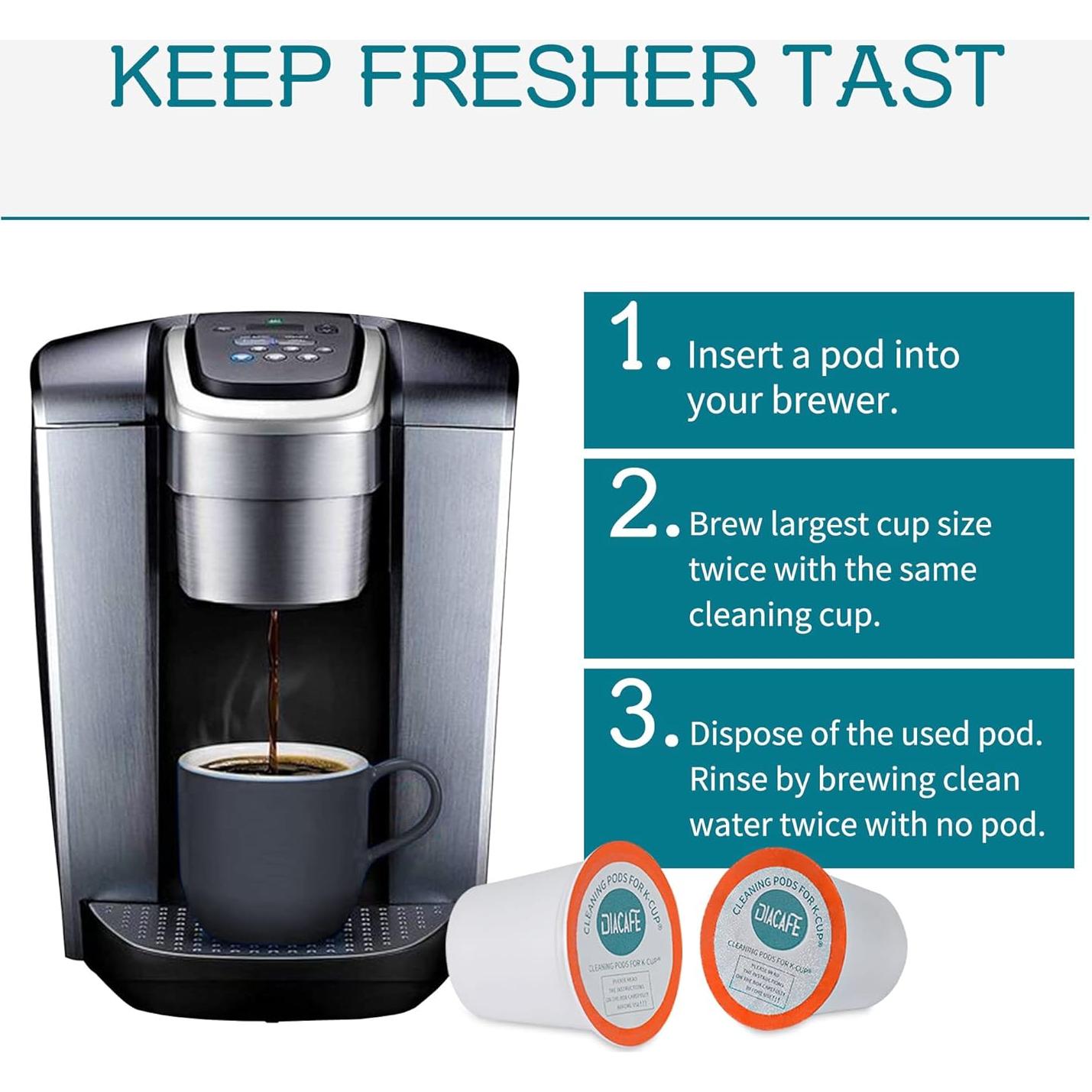 Cápsulas de Limpieza Keurig 10 Paquetes Desincrustante