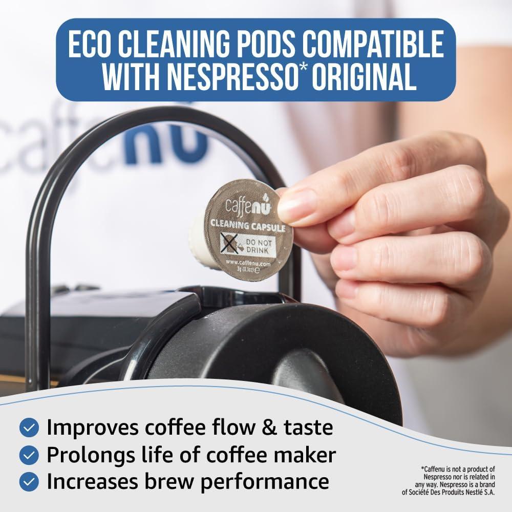 Cápsulas de limpieza Caffenu EcoCleaningCaps para Nespresso