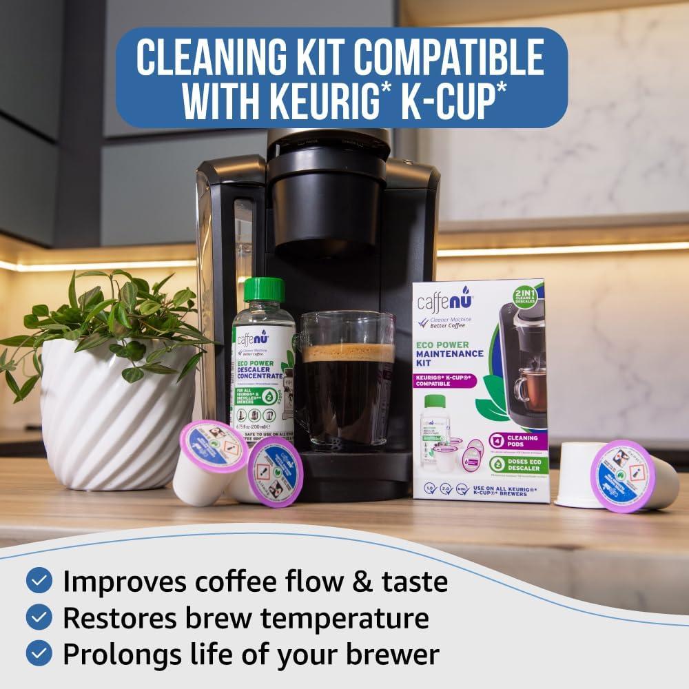 Descalcificador y Limpiador Caffenu para Cafeteras Keurig - 99g