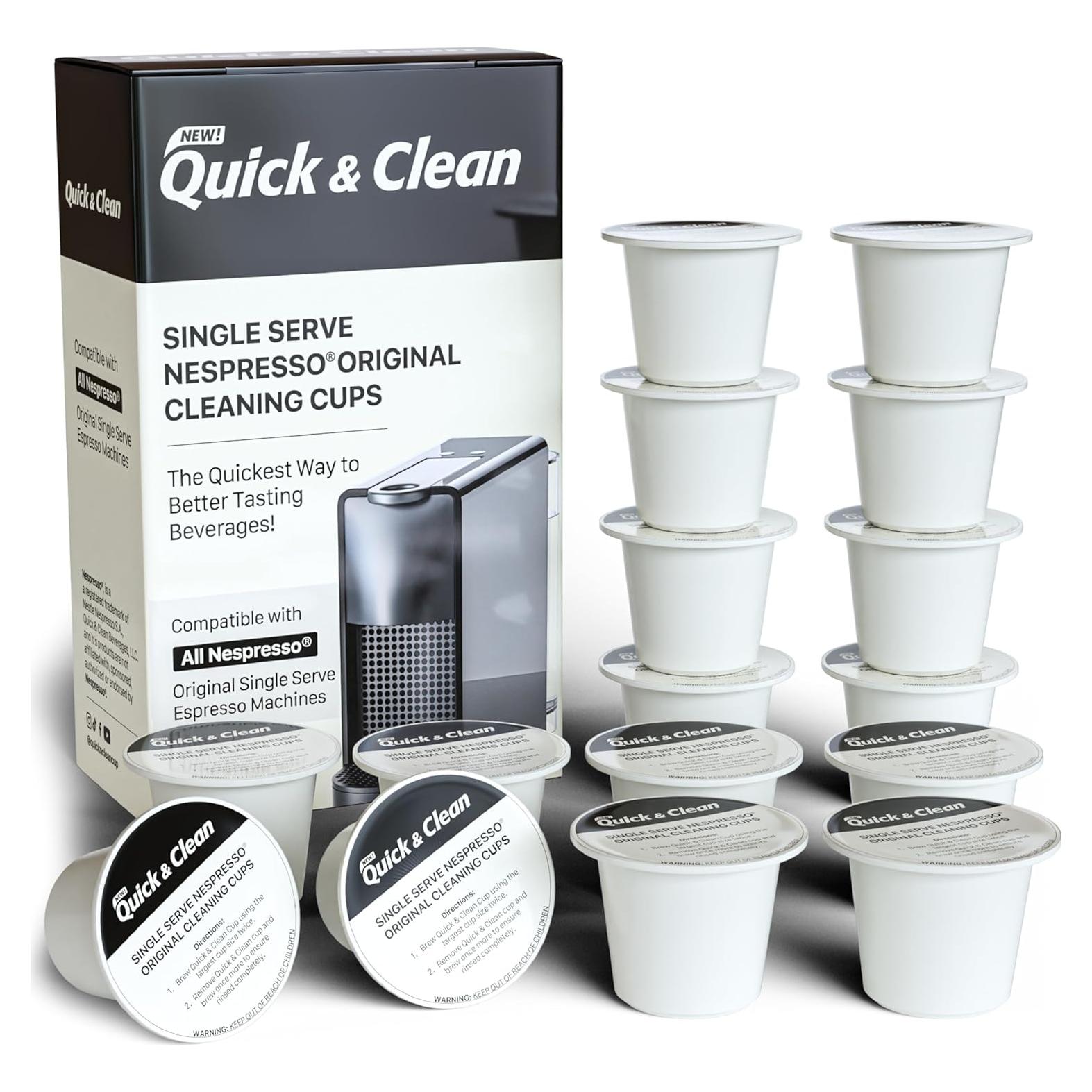 Pods de Limpieza Quick & Clean 16 Unidades para Espresso Nespresso