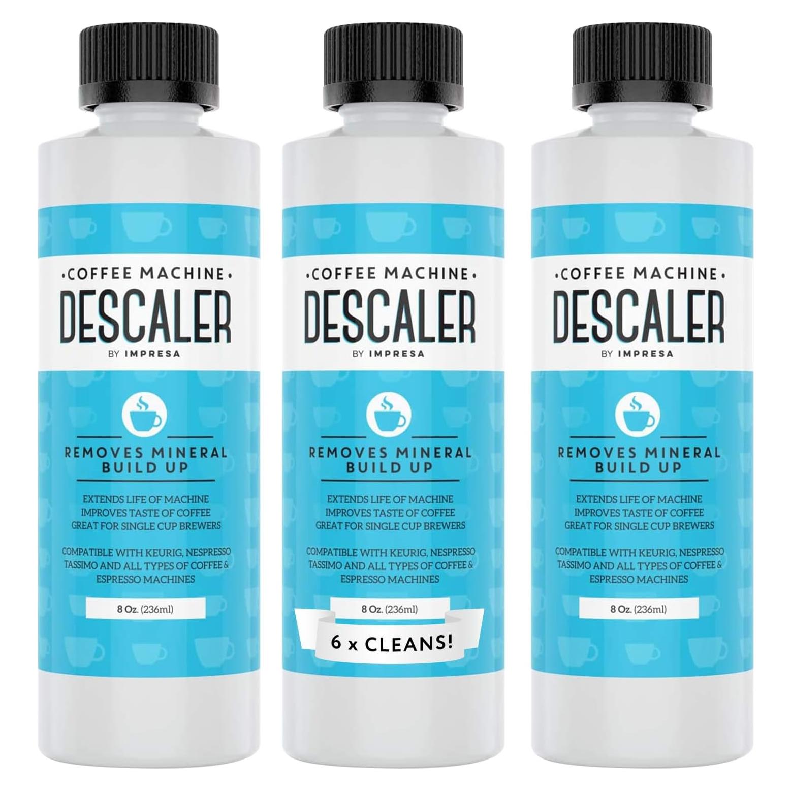 Desincrustante para Máquinas de Café Impresa - 3 Botellas