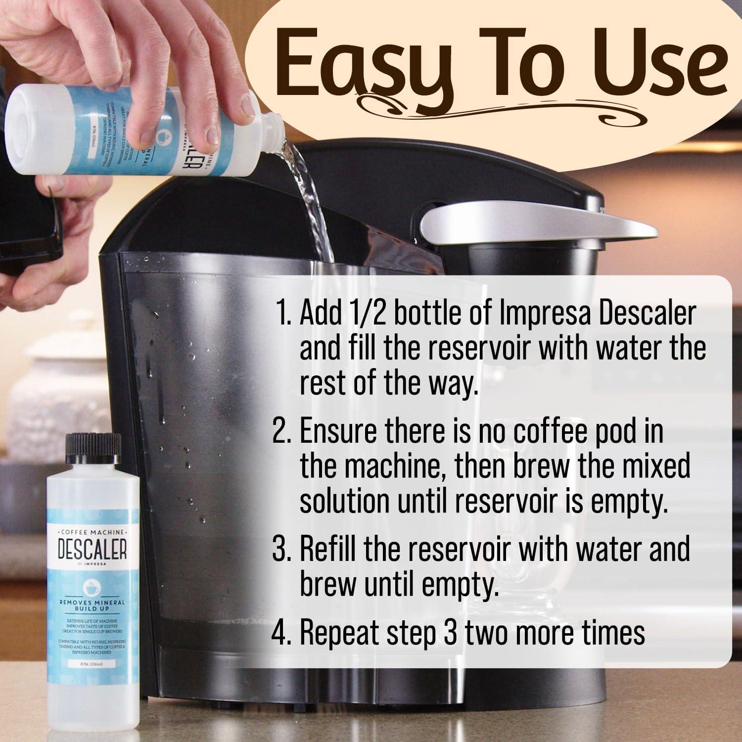 Desincrustante para Máquinas de Café Impresa - 3 Botellas