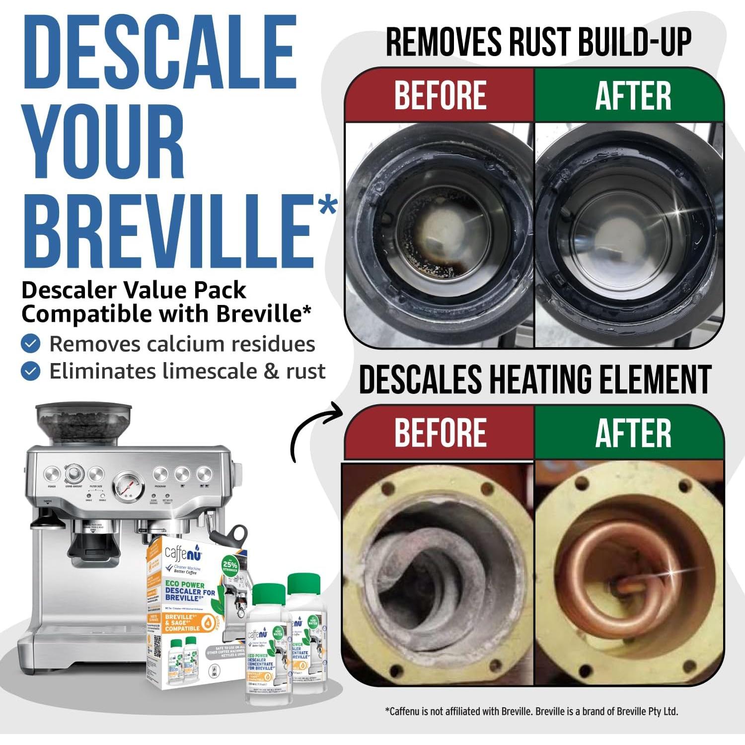 Desincrustante Caffenu para Cafeteras Breville - 2x200ml